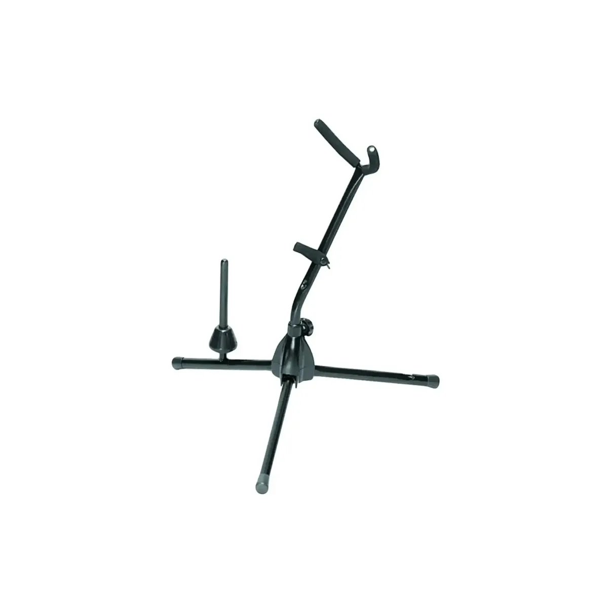 On-Stage SXS7101B Alto/Tenor Saxophone Stand with Flute Peg - Image 2