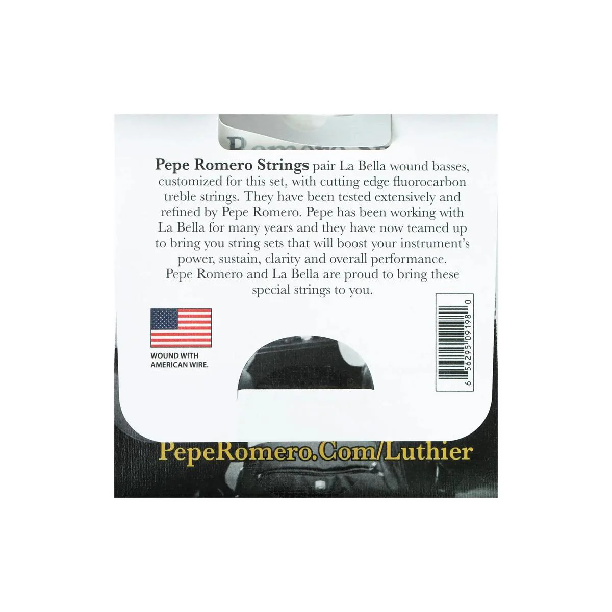Pepe Romero UG2 Baritone Guilele Fluorocarbon Strings (E to E Tuning) - Image 2