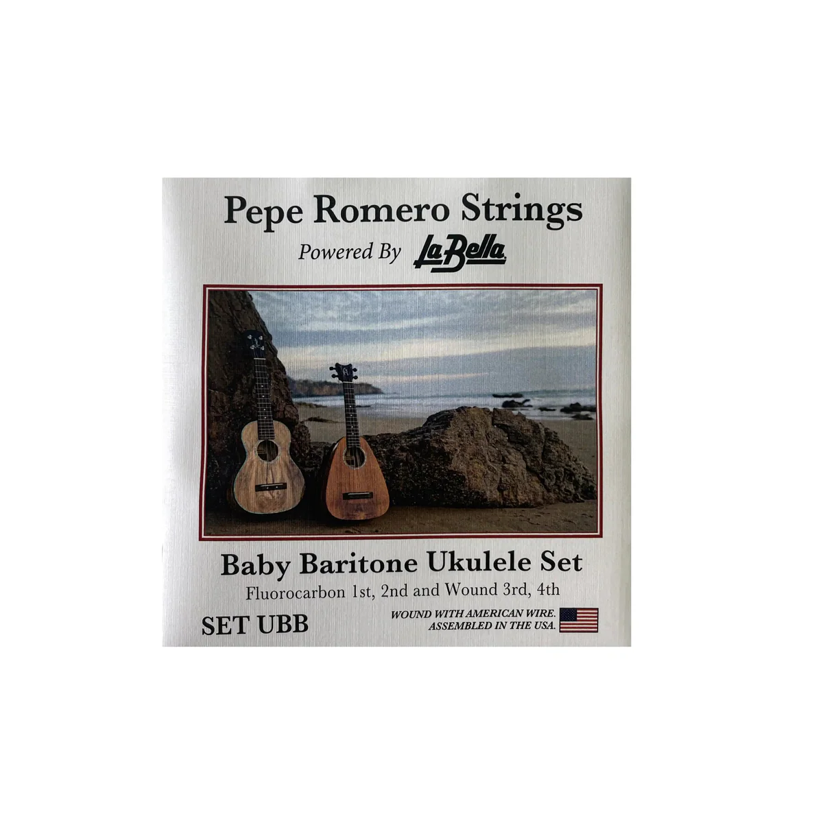 Pepe Romero UBB Baritone Ukulele Strings For Tenor Ukulele (D-G-B-E Tuning) - Baby Baritone Strings