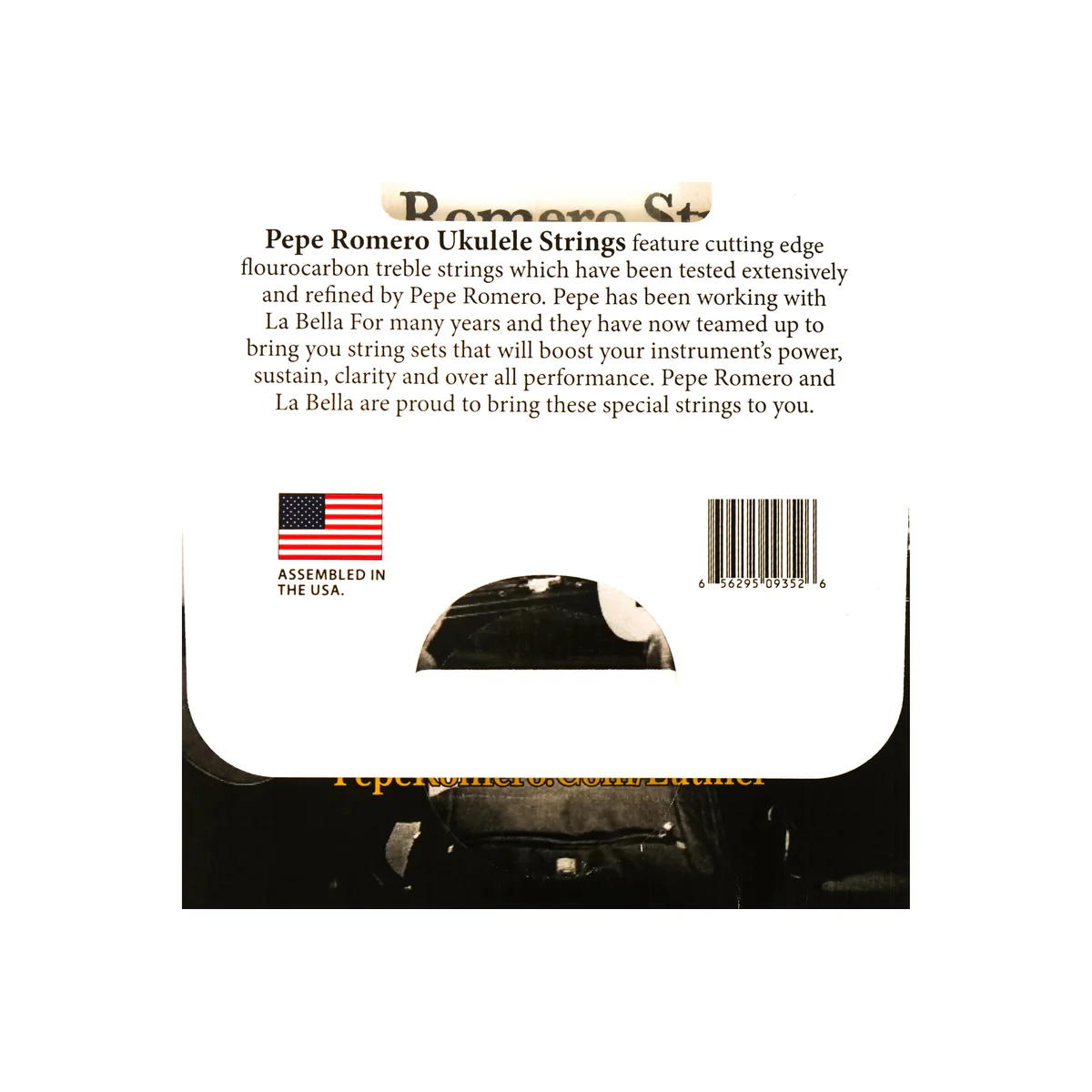 Pepe Romero LAVA2 Tenor/Concert/Soprano Smoke Gray Fluorocarbon Ukulele Strings LOW G - Image 2