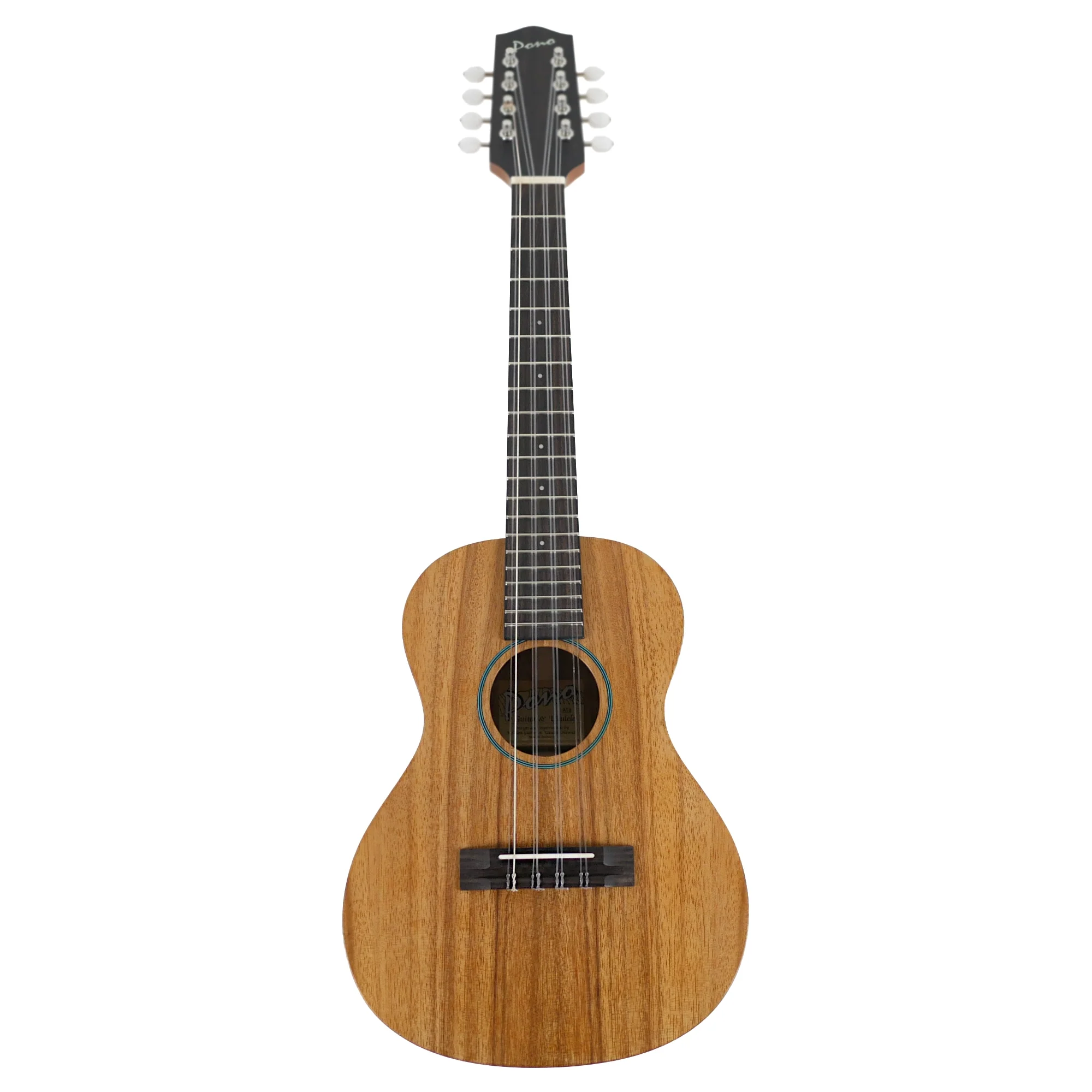 Pono AT8 Solid Acacia 8-String Tenor Ukulele - Image 4