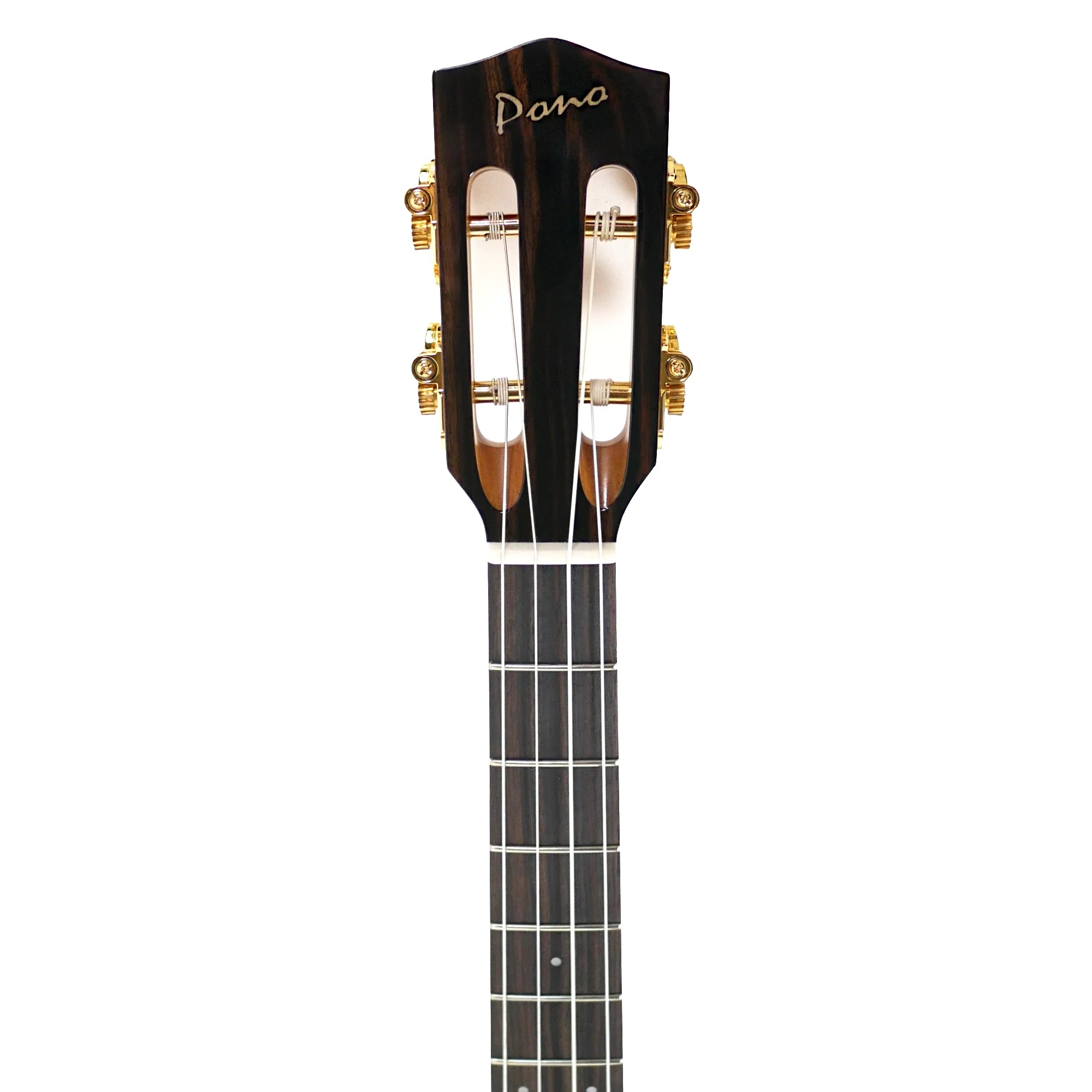 Pono BN4-3 Solid Mango Nui Baritone Ukulele - Lattice Bacing - Image 5