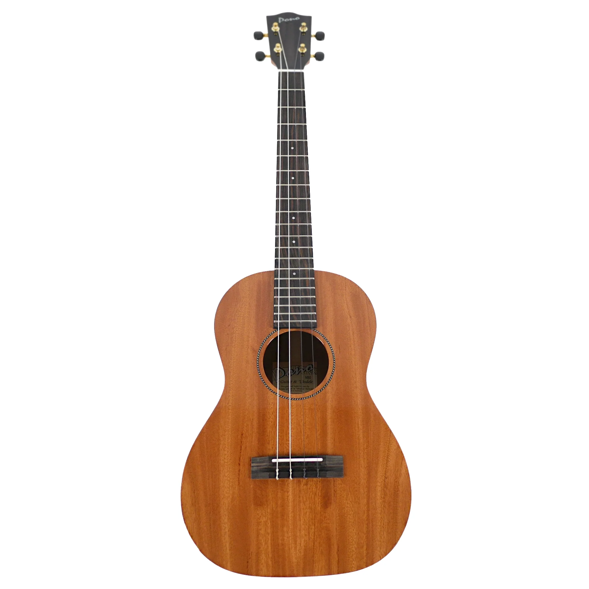 Pono MBD Deluxe Solid Mahogany Baritone Ukulele - Image 4