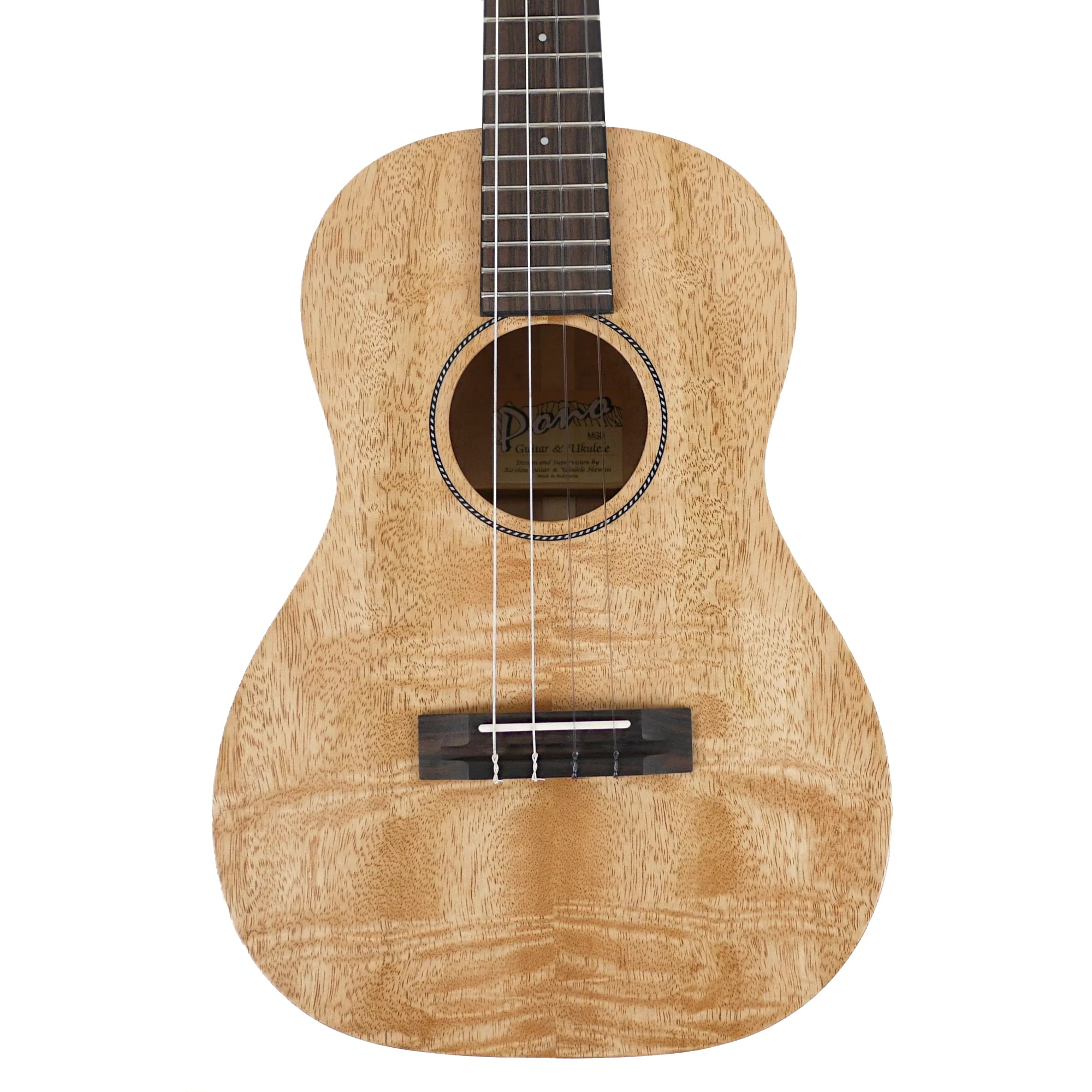 Pono MGB Solid Mango Baritone Ukulele