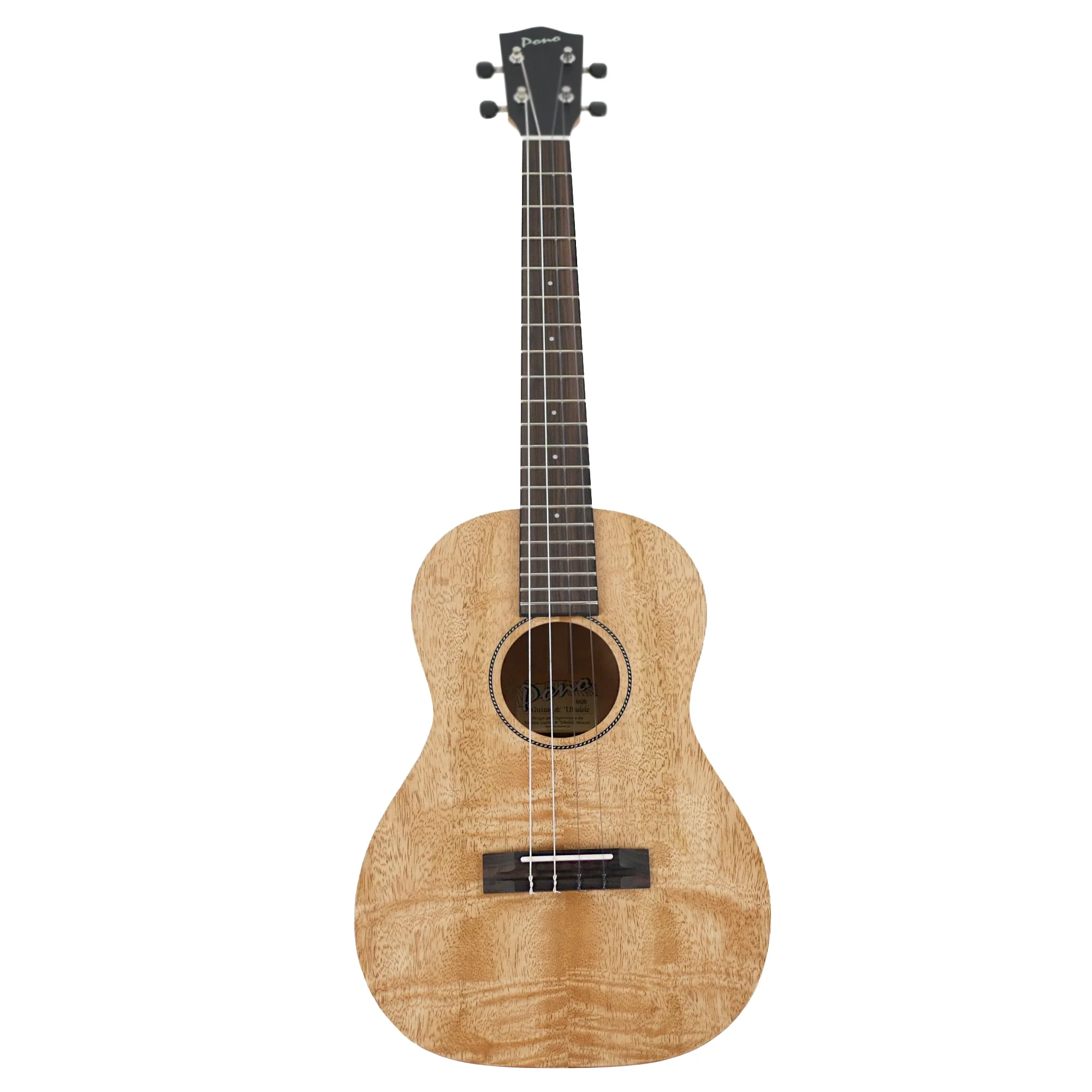 Pono MGB Solid Mango Baritone Ukulele - Image 4
