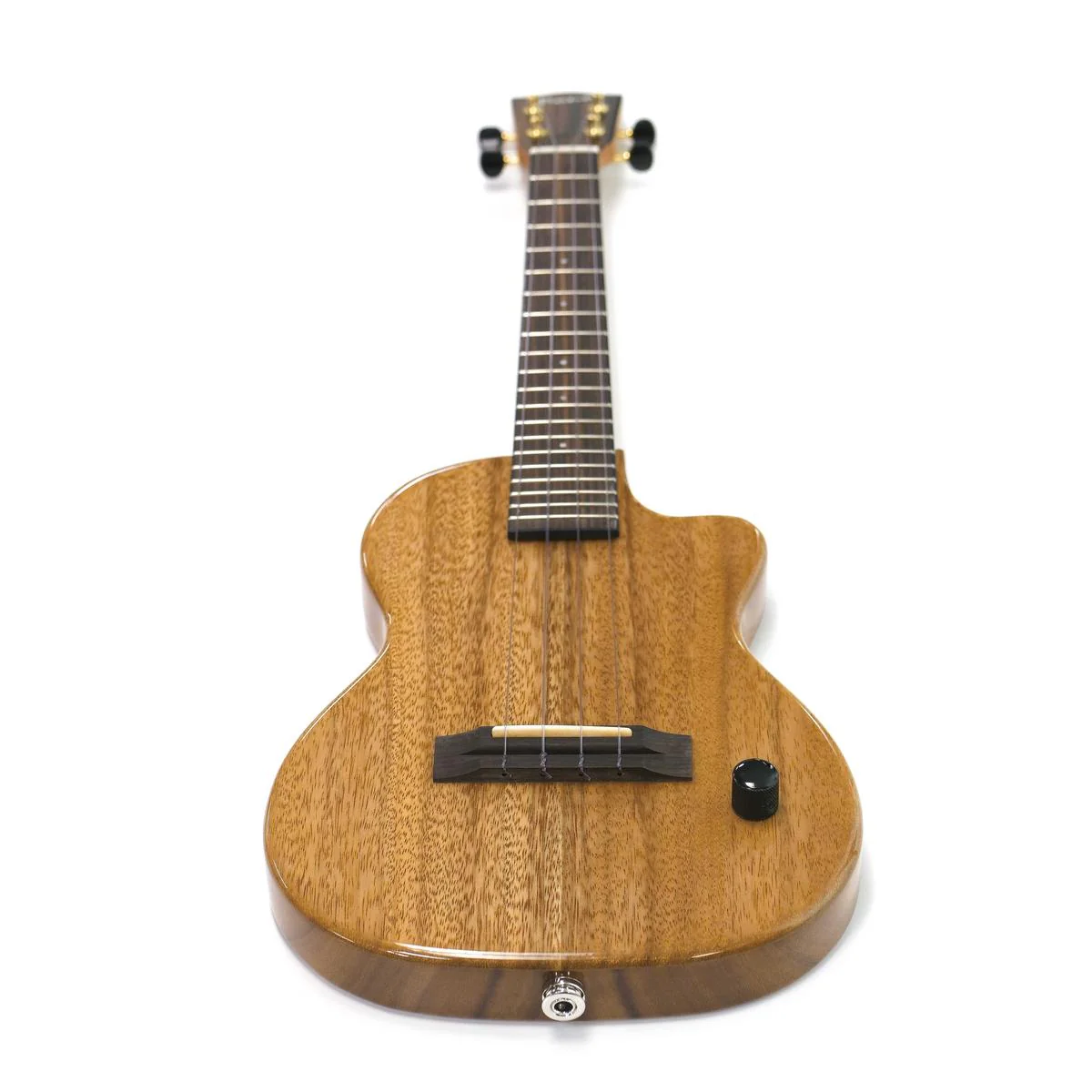 Pono TED Deluxe Acacia Solid Electric Tenor Ukulele - Image 4