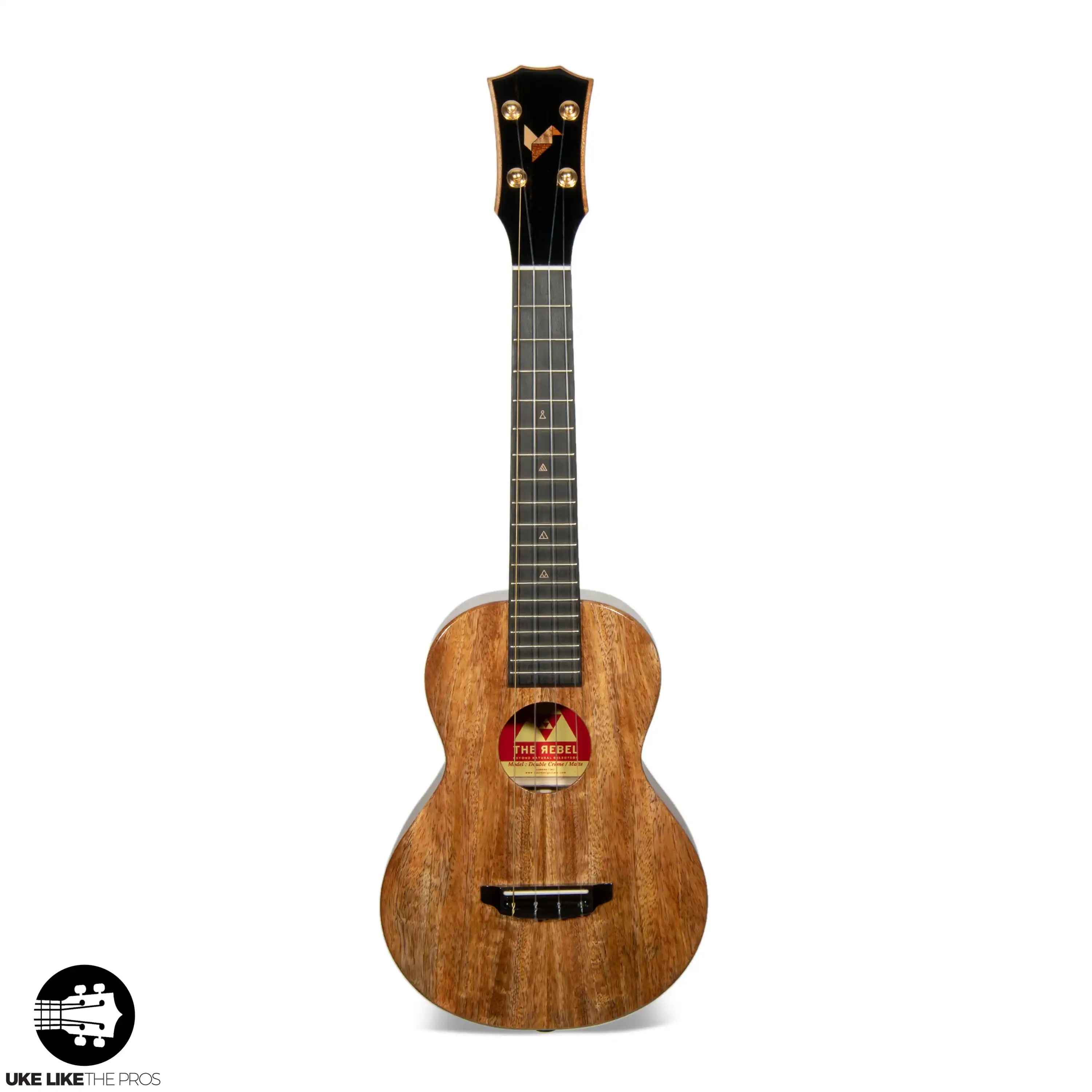 [PRE-OWNED] Rebel Double Creme Concert Ukulele Solid Mango "Frothy" K & K Pickup Installed - Image 7
