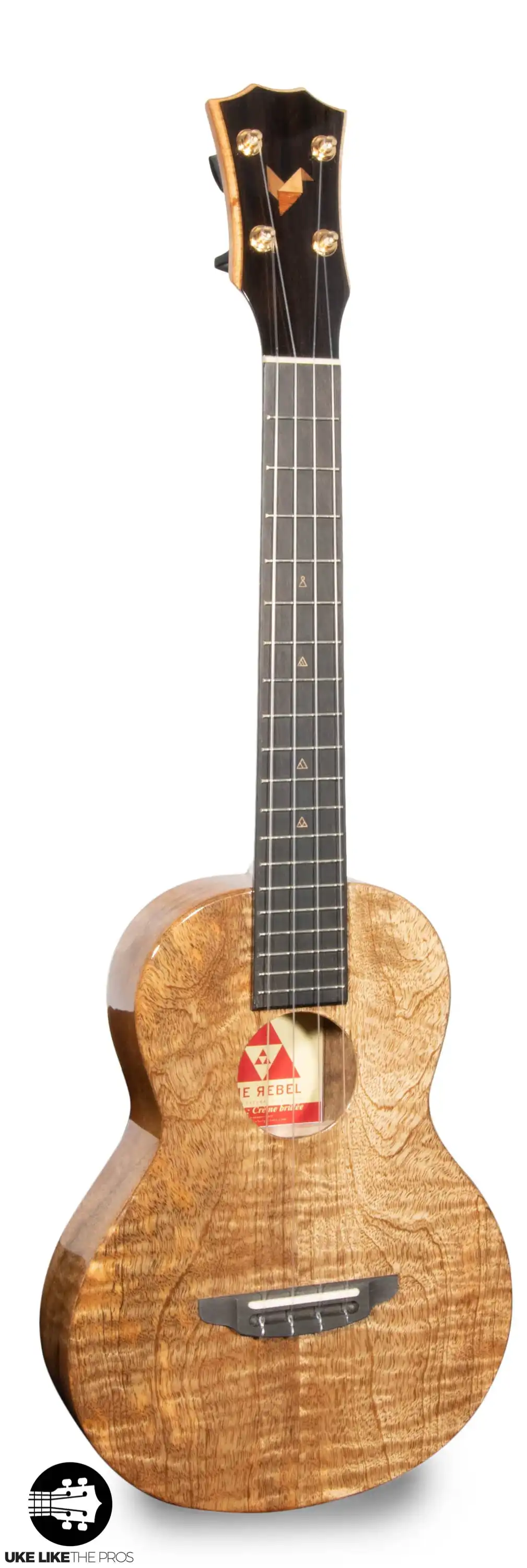 Rebel Creme Brulee Slimline Tenor Ukulele Solid Mango "Arwen" ULTP Top Rated - Image 3