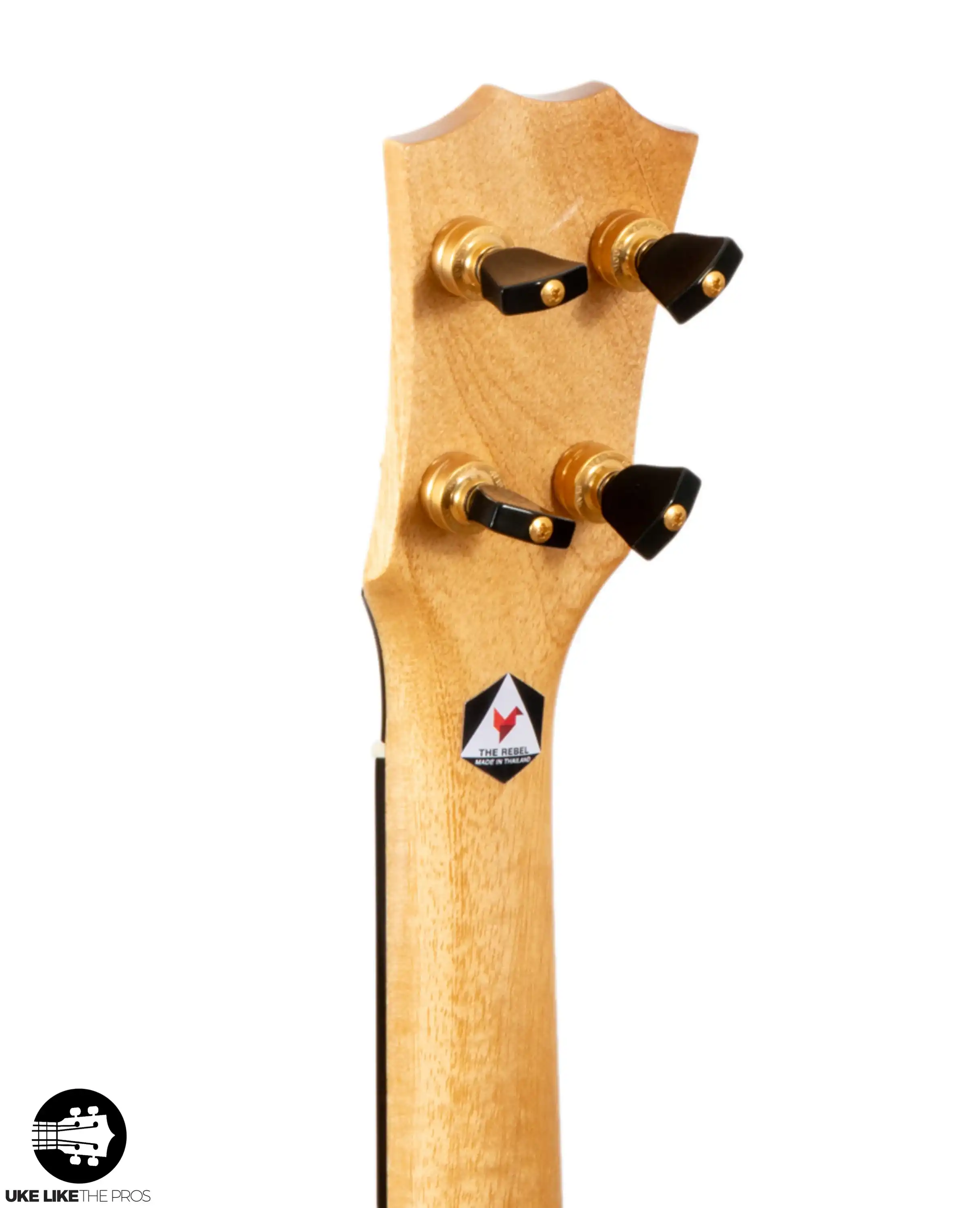 Rebel Creme Brulee Slimline Tenor Ukulele Solid Mango "Lia" - Image 7
