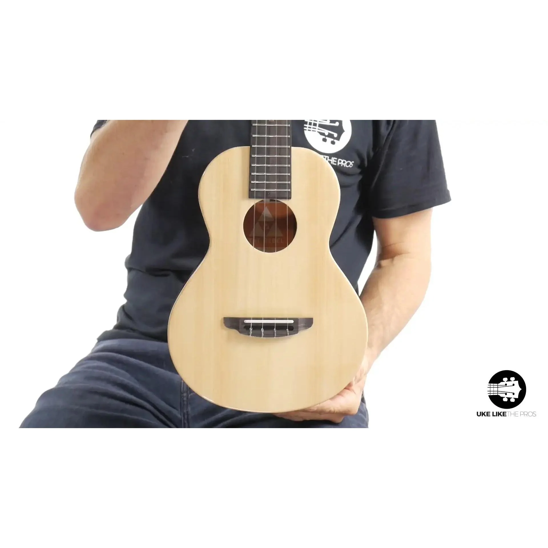 Rebel Double Cheese Tenor Ukulele Solid Spruce Top and Mahogany "Spitfire"
