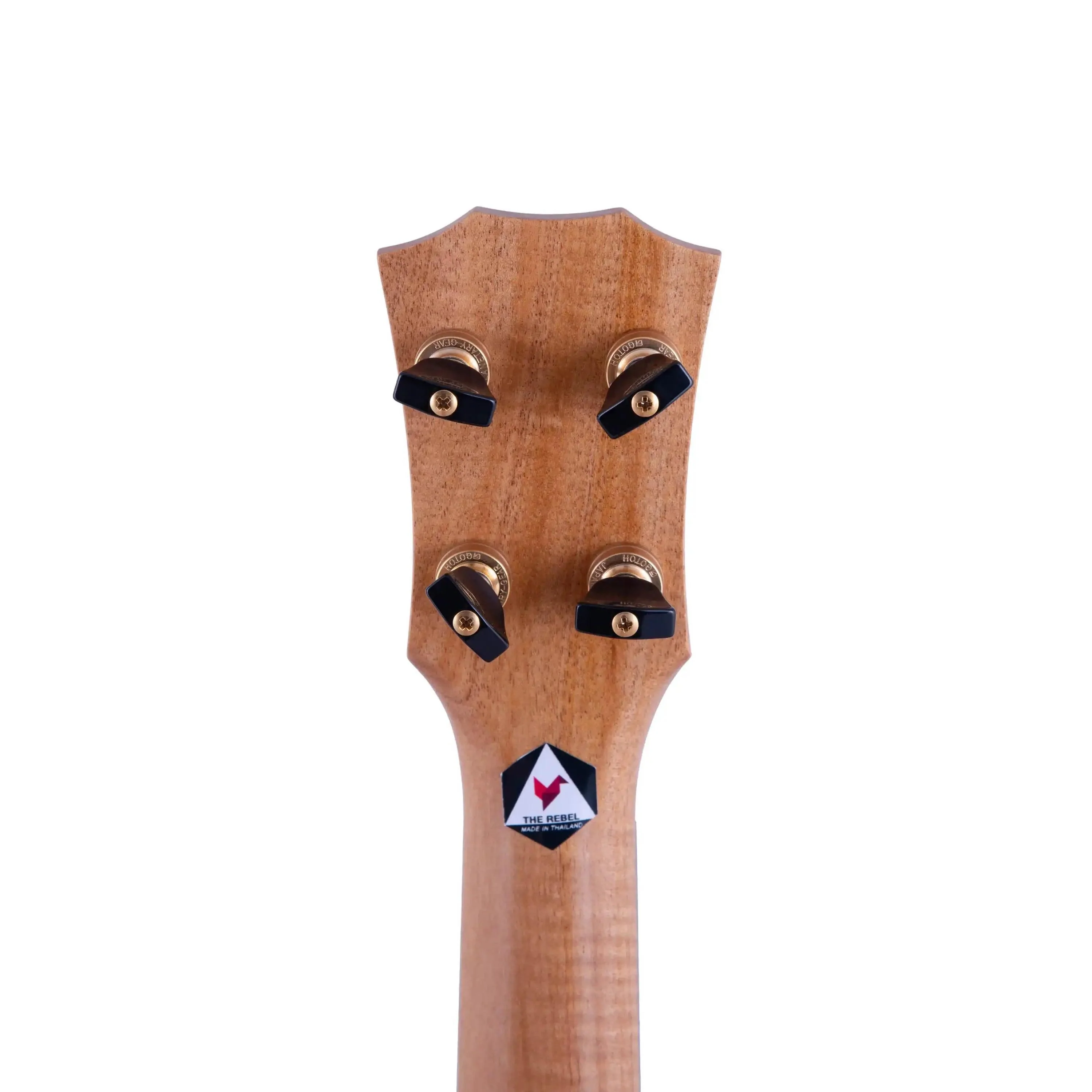Rebel Double Creme Concert Ukulele Solid Mango "Tribe" Satin Finish - Image 8