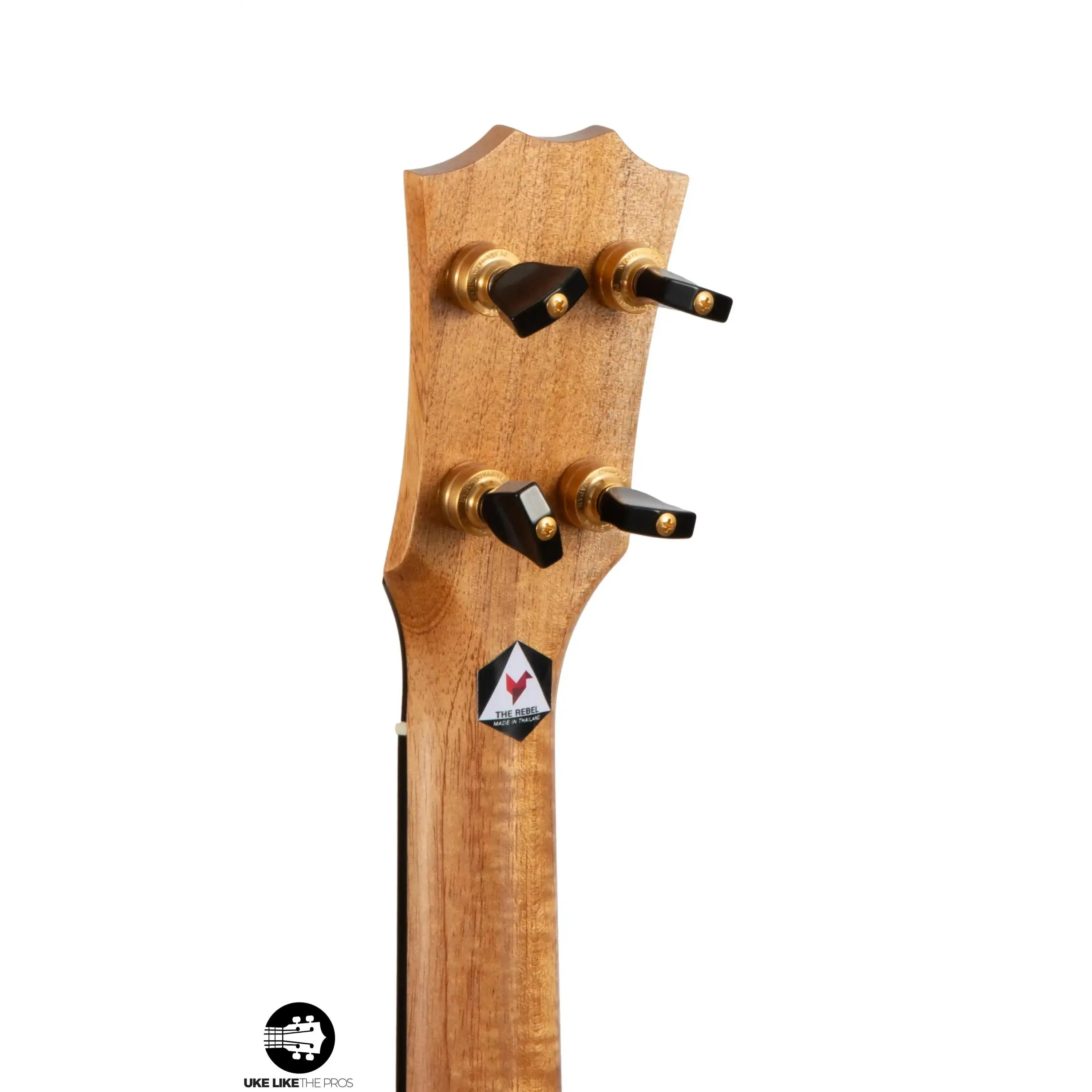 [DISCOUNTED] Rebel Double Creme Tenor Ukulele Solid Mango "Solar Flare" Satin Finish - Image 7