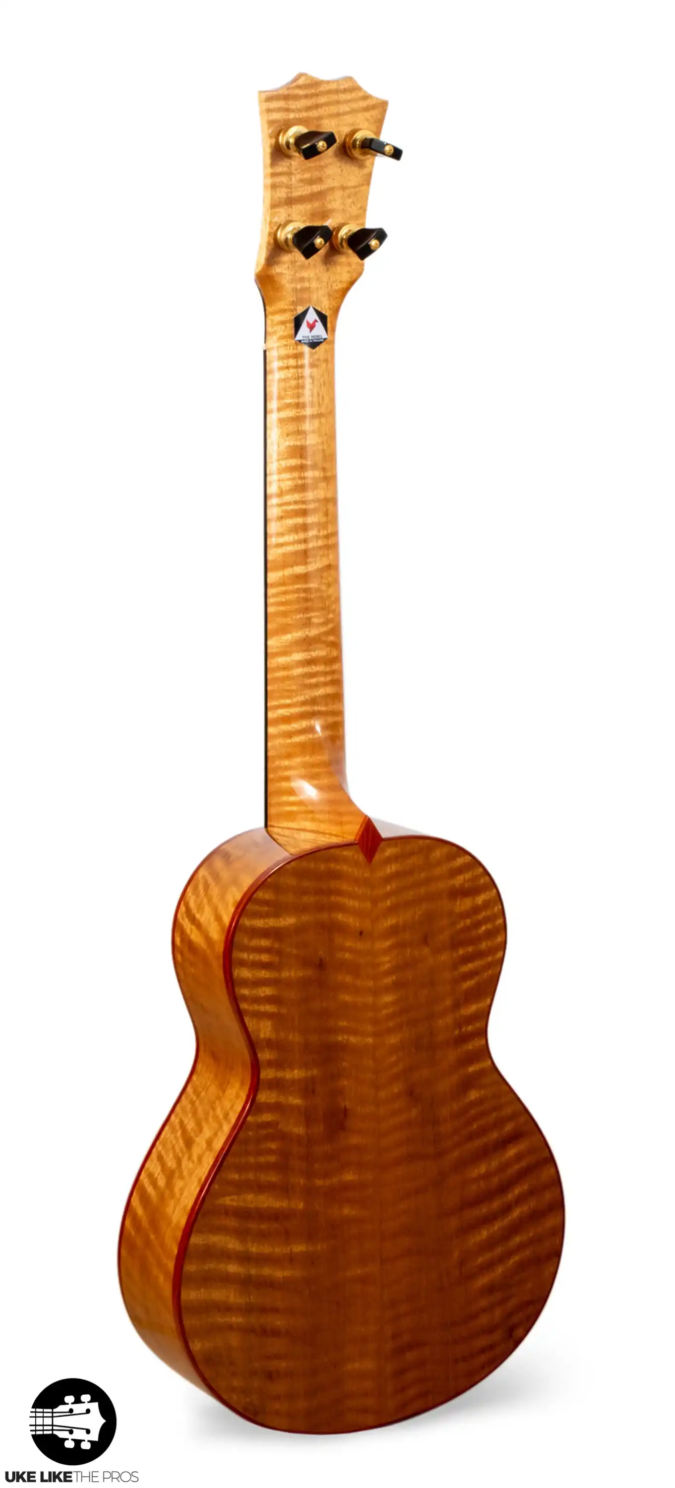 Rebel Double Invictus Tenor Ukulele "Pippen" Gloss Finish - Image 4