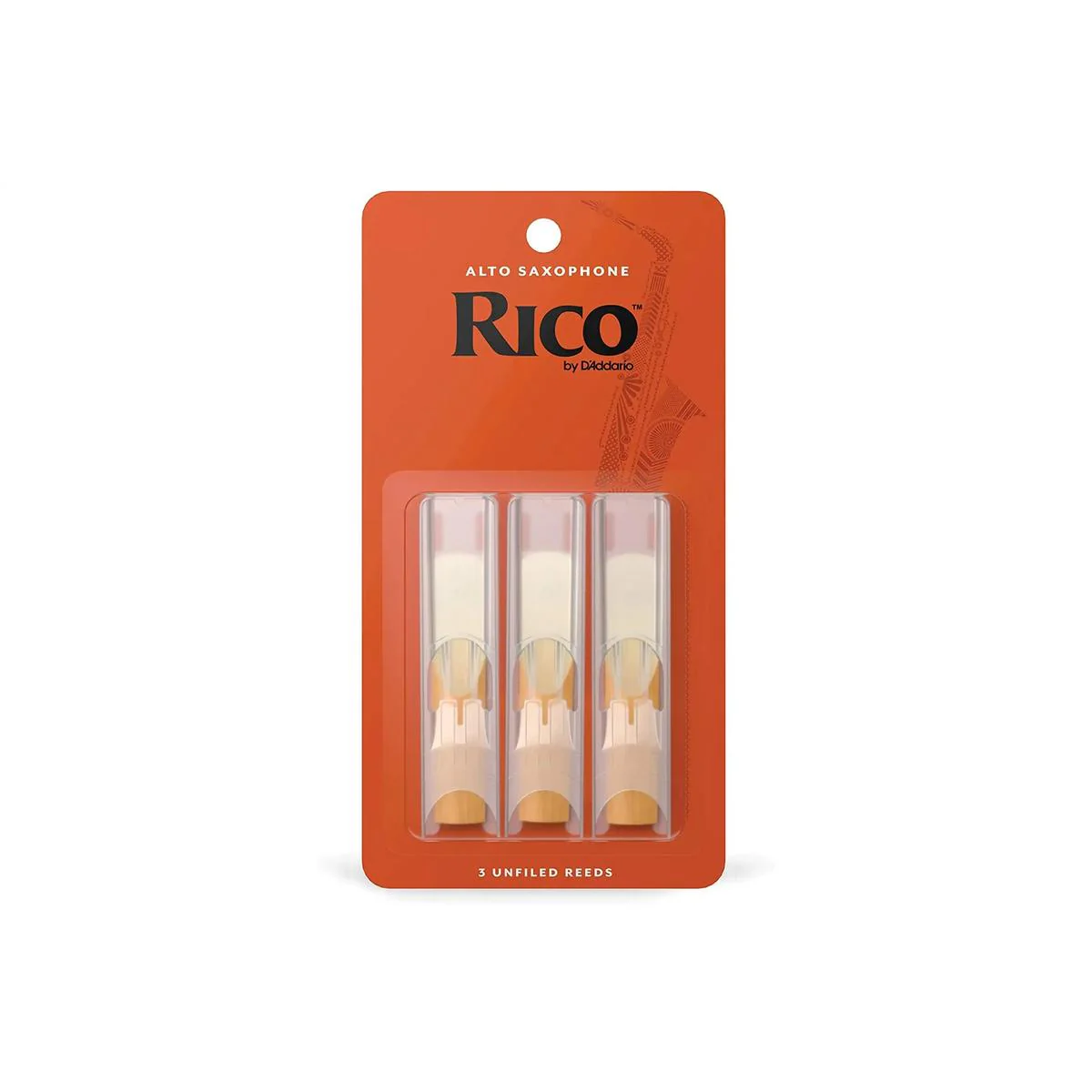 Rico by D'Addario Alto Saxophone Reeds Strength 3.0 - 3 Pack