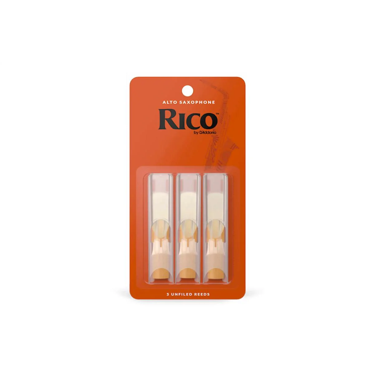 Rico by D'Addario Alto Saxophone Reeds Strength 3.5 - 3 Pack