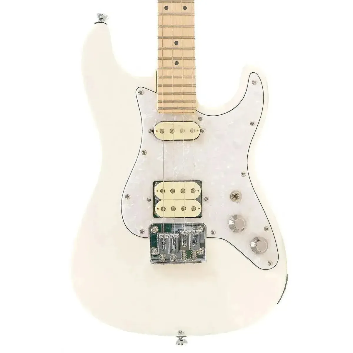 Risa ST-432-CW Strat-Style Electric Tenor Ukulele - Cream White