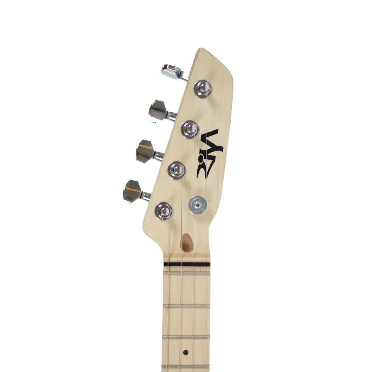 Risa TE-432 Custom Red Tele Style Steel String Electric Tenor Ukulele - Image 6