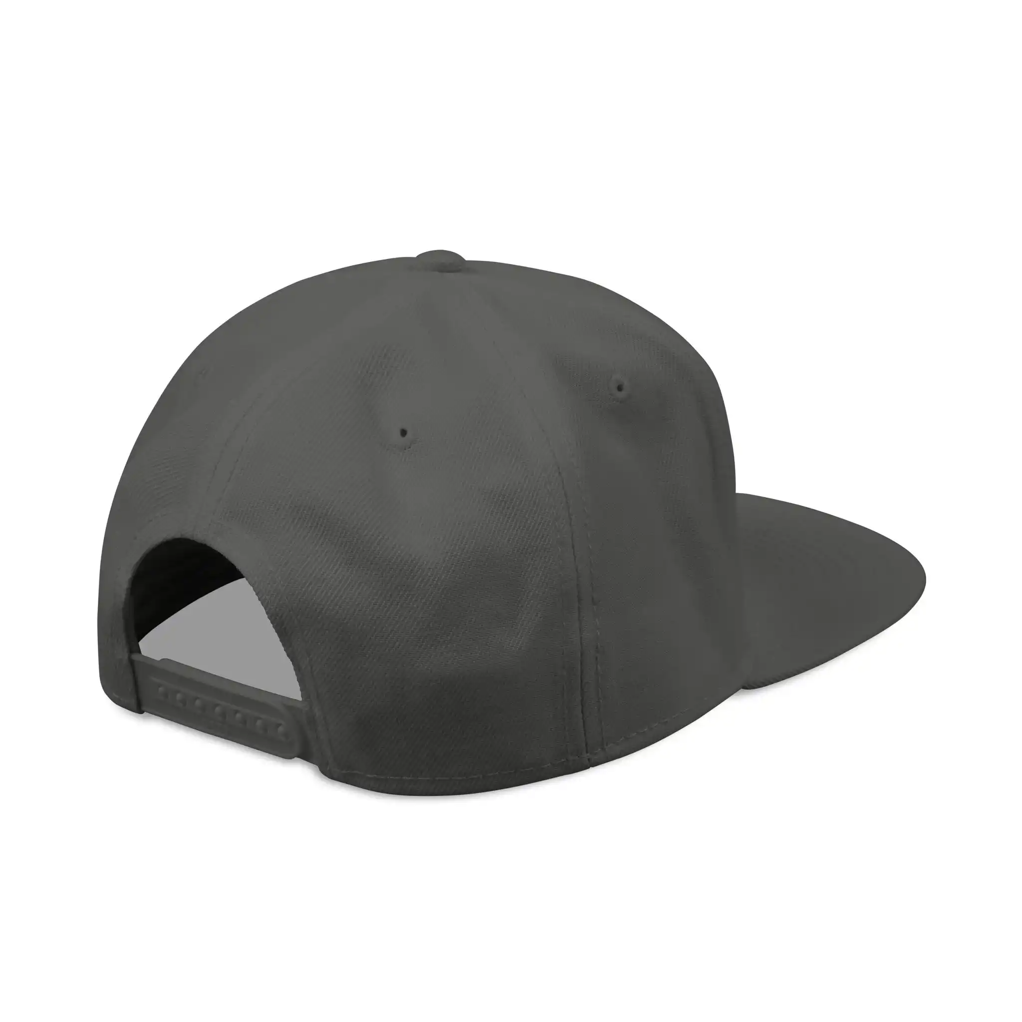 Rock Like The Pros Embroidered Snapback Hat - White Logo - Image 19