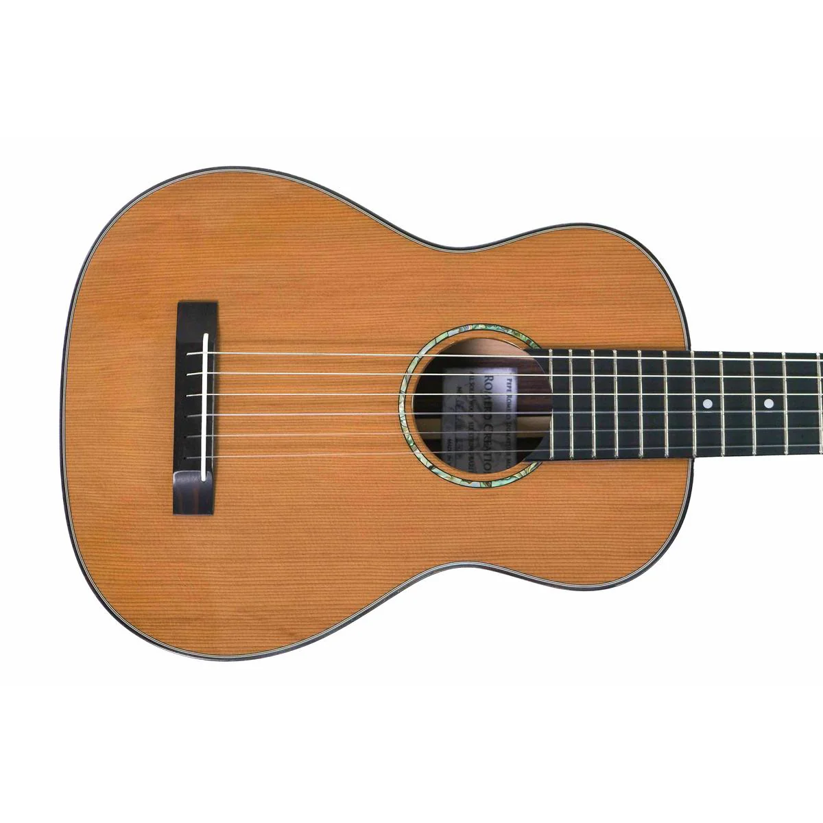 Romero Creations RC-B6-CRW 6-String Nylon Baritone Ukulele/Guitar