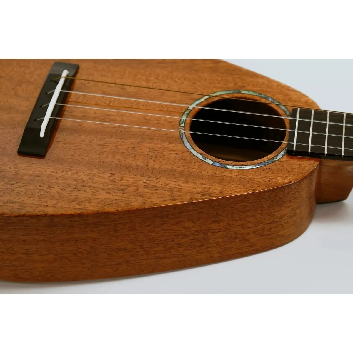 Romero Creations RC-TT-M Solid Mahogany Tiny Tenor Ukulele - Image 4