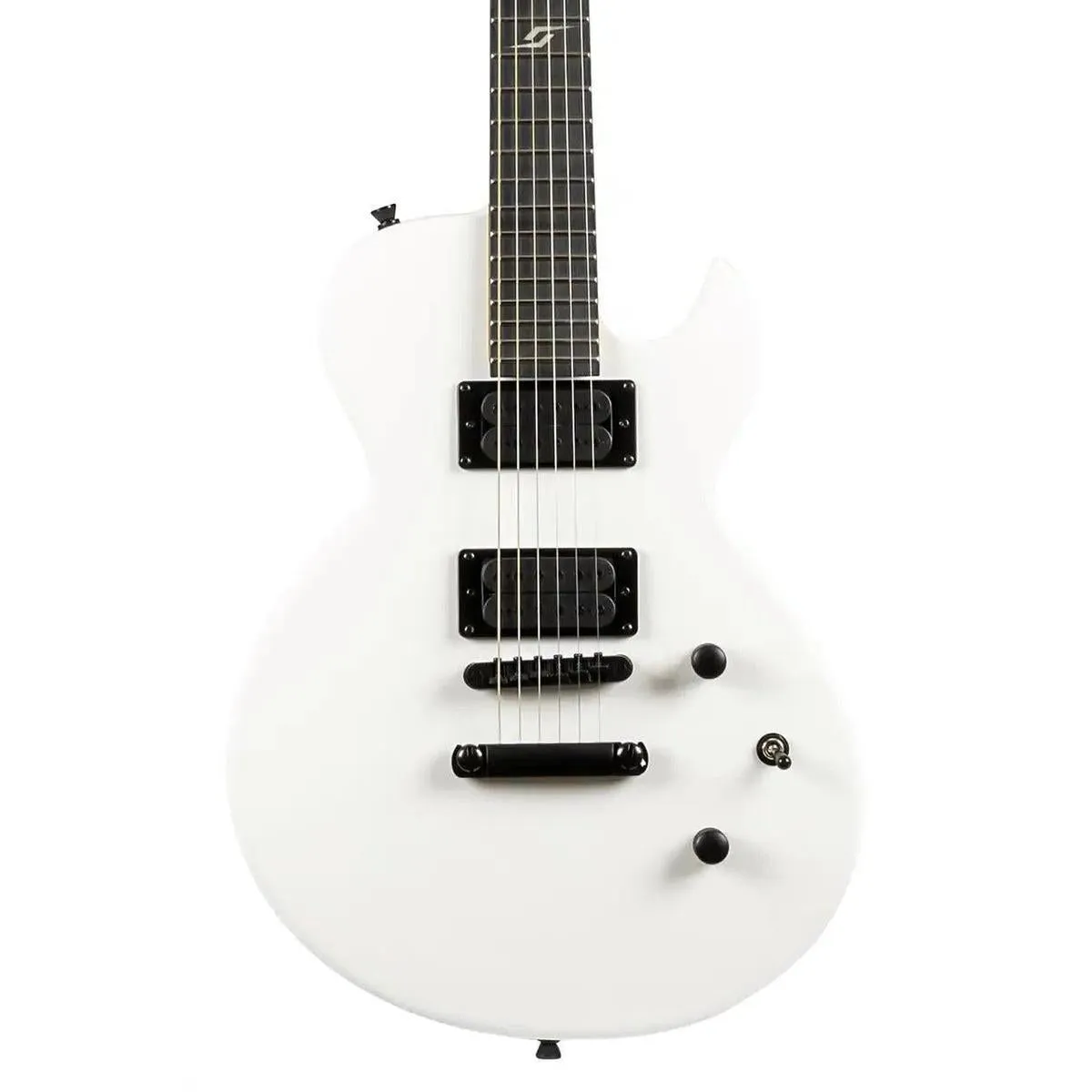 Spira L-400 MWH Satin White Solid Body Electric Guitar