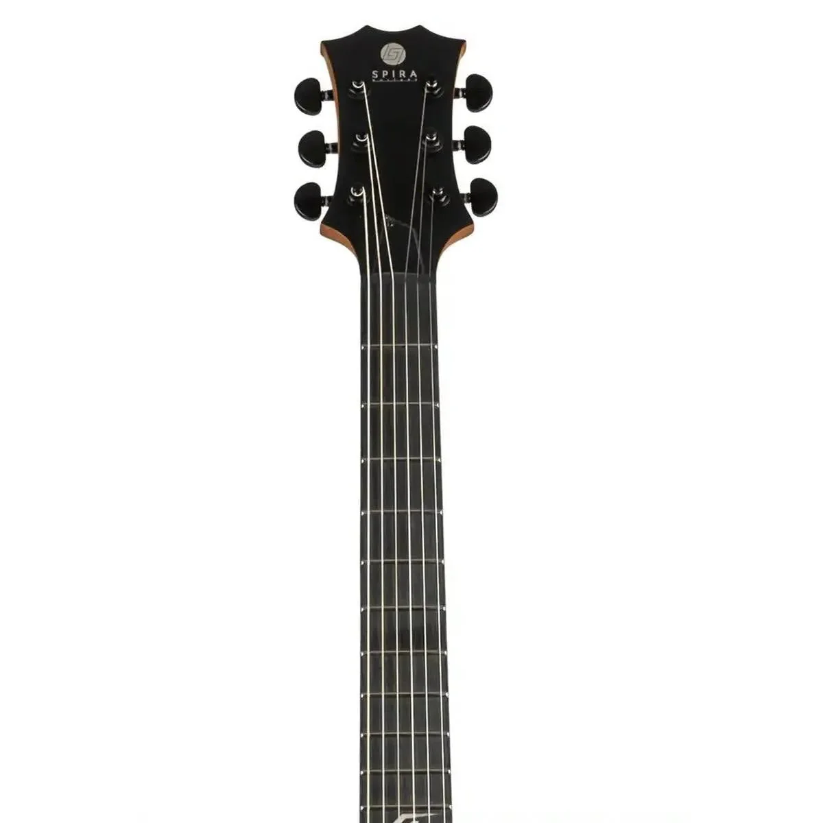 Spira L-400 MWH Satin White Solid Body Electric Guitar - Image 5