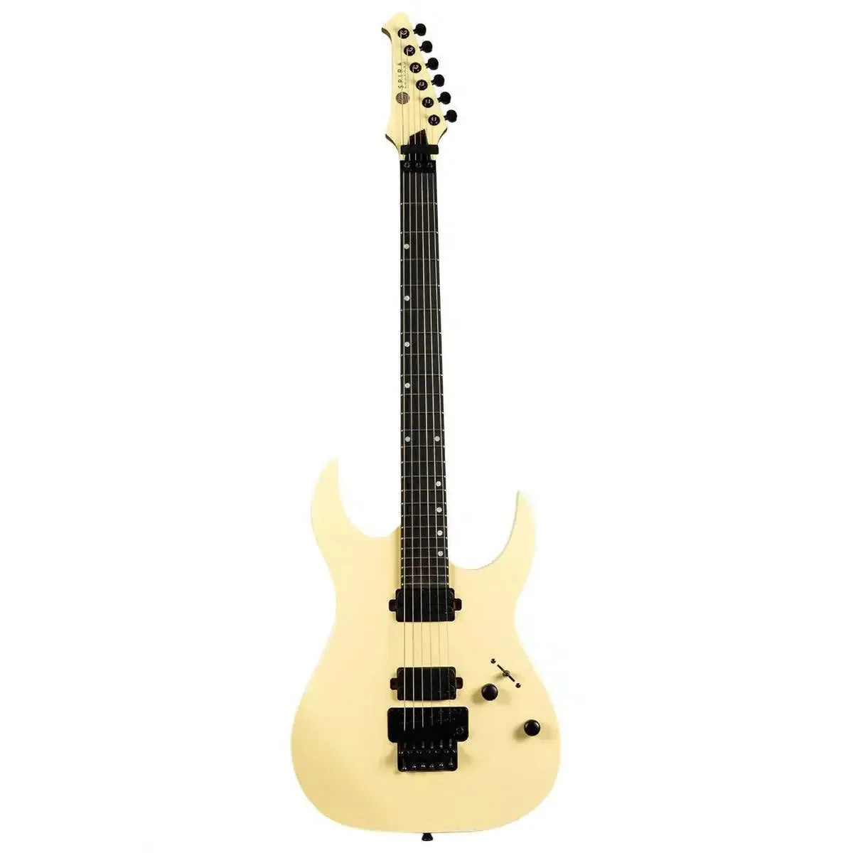 Spira S-420 AWH Alpine White Solid Body Stratocaster Electric Guitar - Image 4
