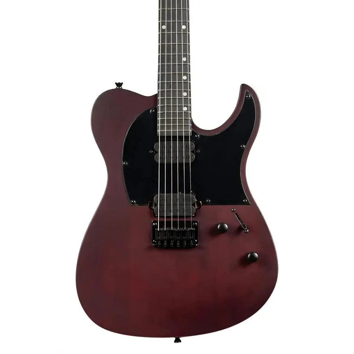 Spira T-400 MWR Wine Red Solid Body Telecaster Electric Guitar