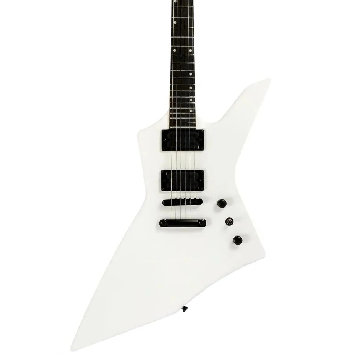 Spira X-400 MWH Satin White Solid Body Offset Electric Guitar