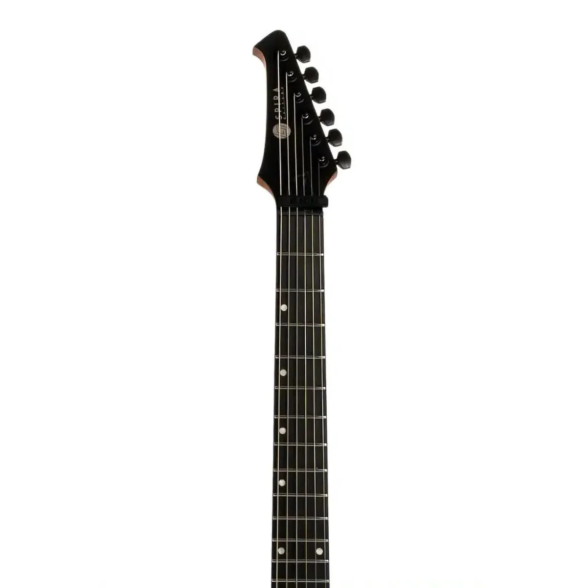 Spira X-400 MWH Satin White Solid Body Offset Electric Guitar - Image 5