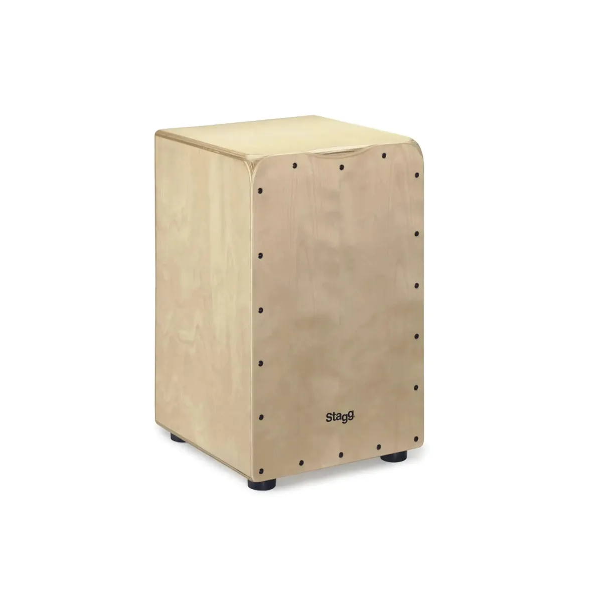 Stagg CAJ-50M-N Standard-Sized Birch Cajón - Natural Front Board Finish