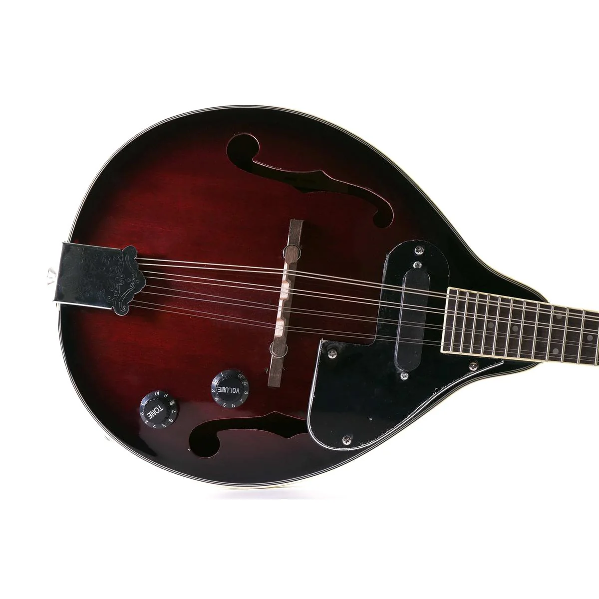 Stagg M50-E A-Style Bluegrass Electric Mandolin Redburst "BROOKE"
