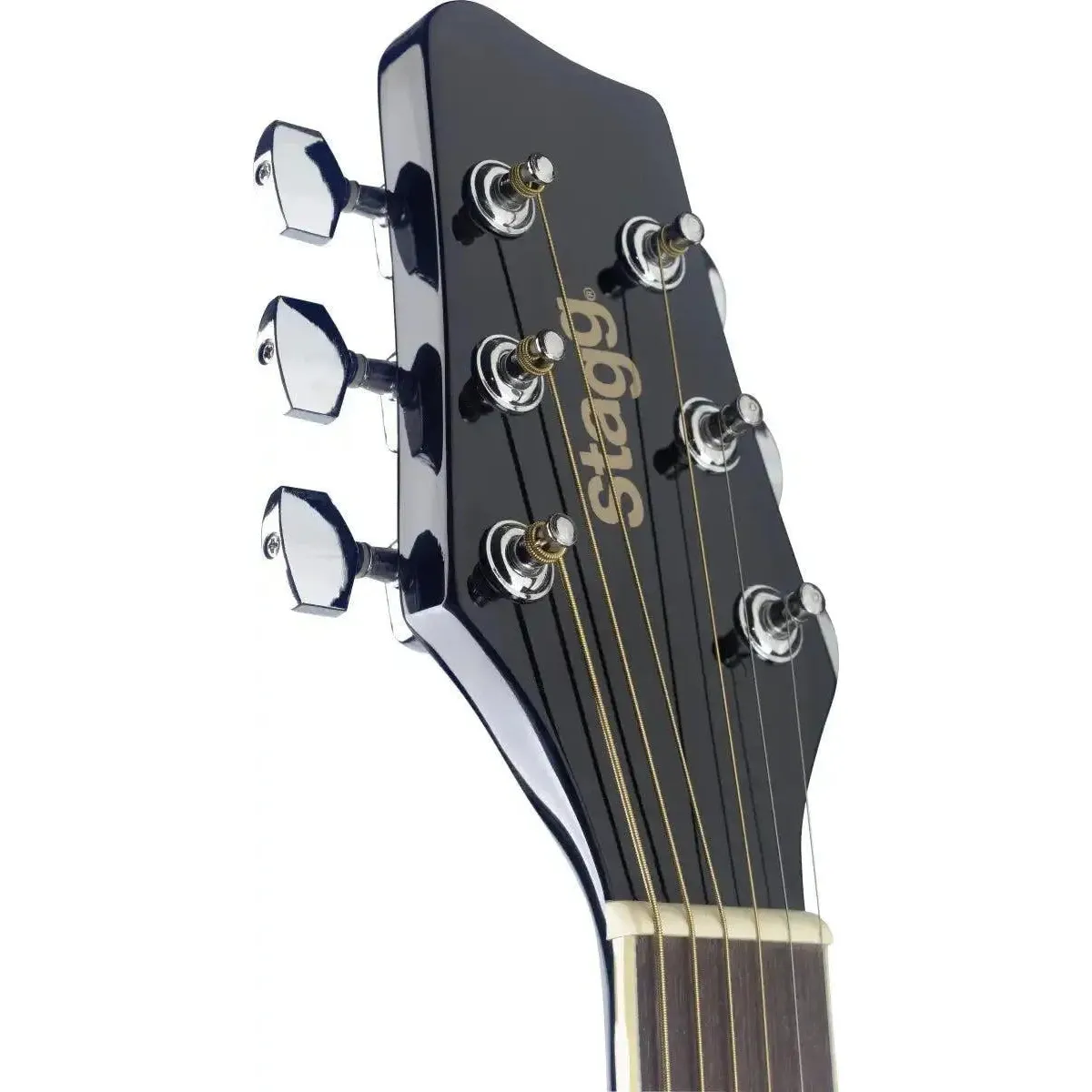 Stagg SA20ACE Auditorium Acoustic-Electric Guitar - Black - Image 4