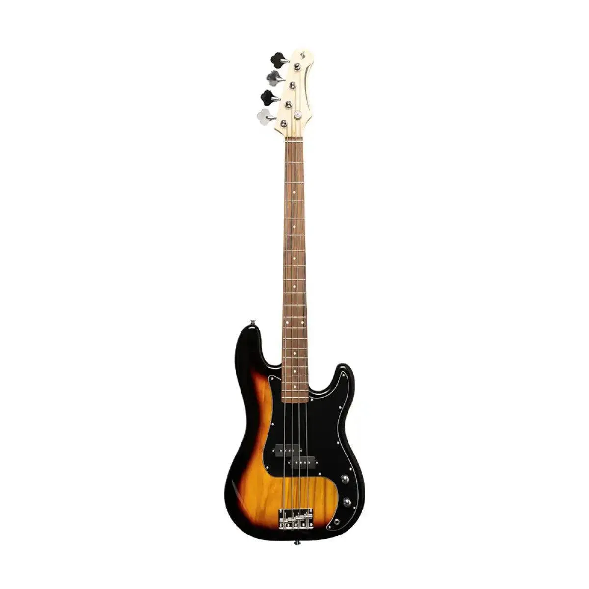 Stagg SBP-30 Standard "P" Electric Bass Guitar - Sunburst - Image 3