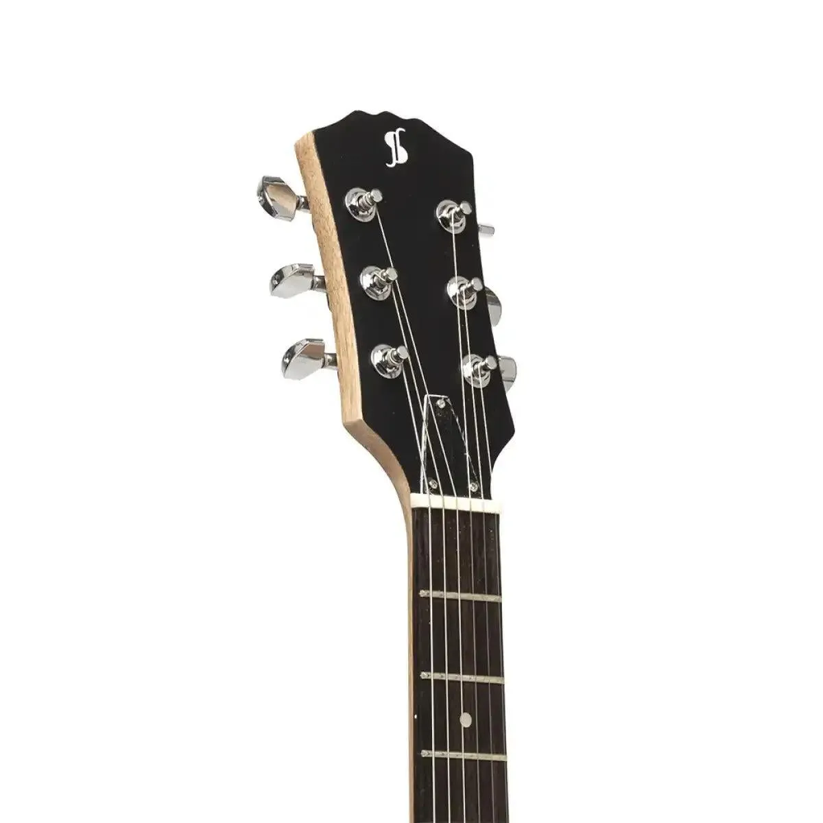 Stagg SEL-HB90 Standard Series Electric Guitar - White - Image 6