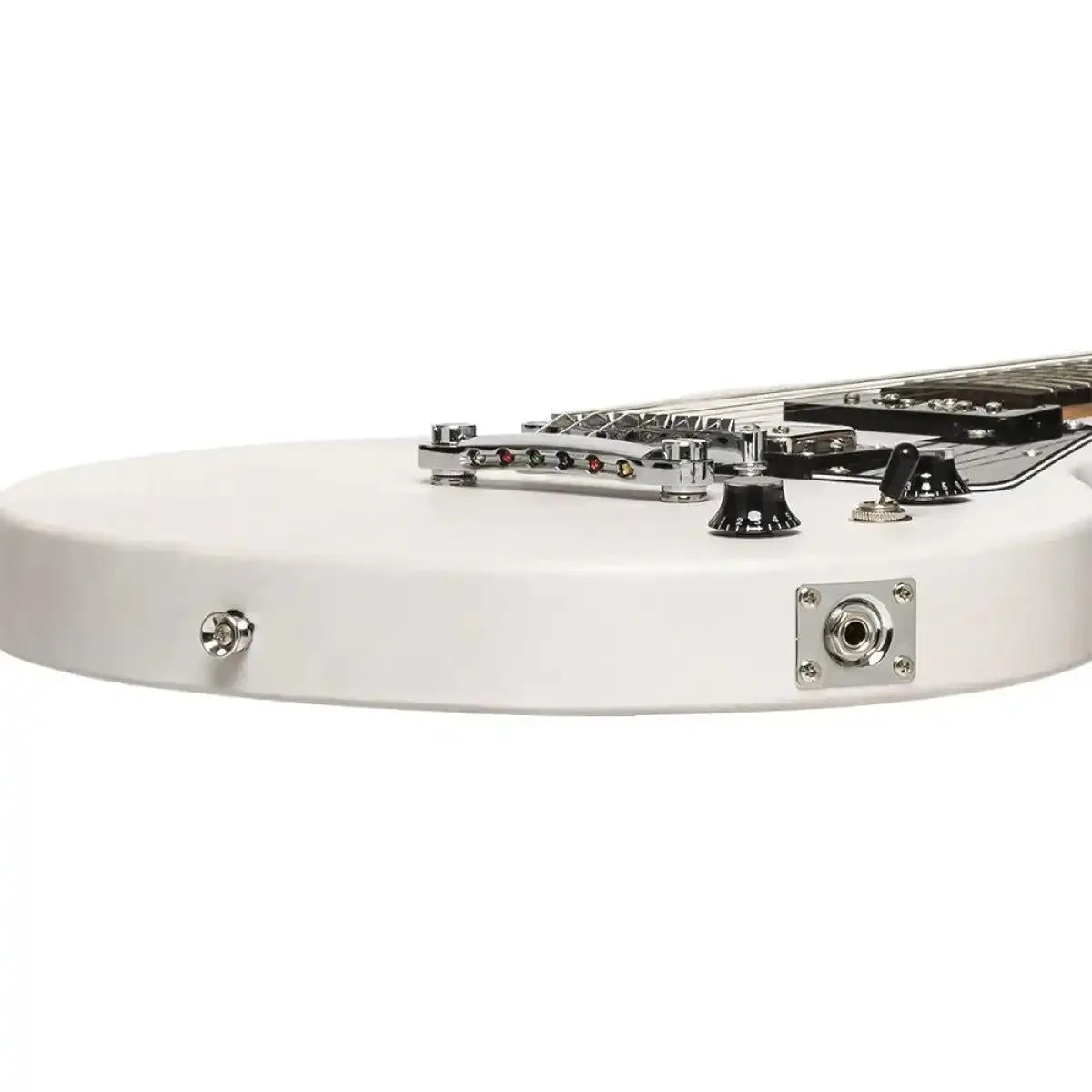 Stagg SEL-HB90 Standard Series Electric Guitar - White - Image 7