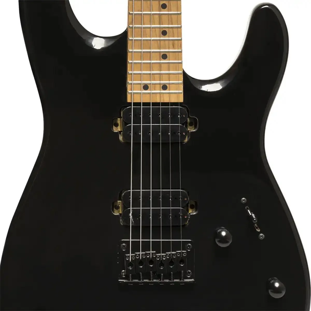 Stagg SEM-TWO H Metal Series Electric Guitar - Black - Image 5