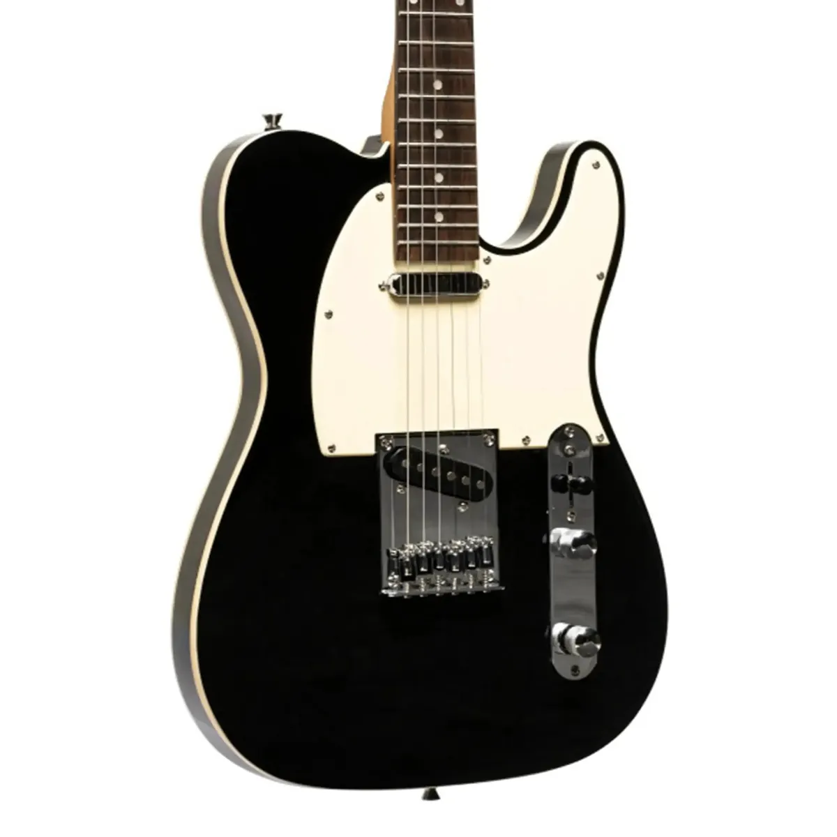 Stagg SET-STD "T" Series Standard Electric Guitar - Black