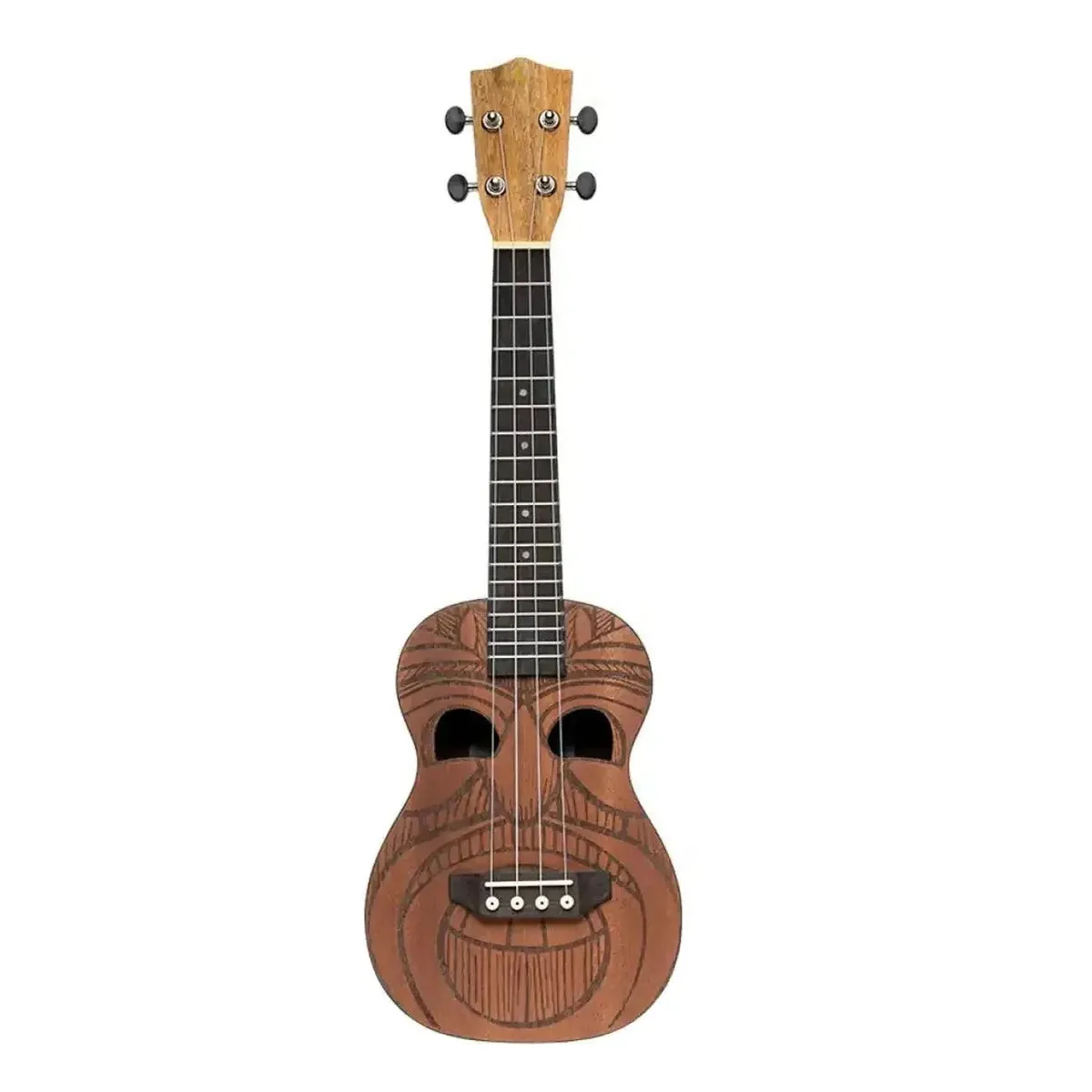 Stagg UC-TIKI-MAIO Sapele Tiki Series Concert Ukulele - Image 2