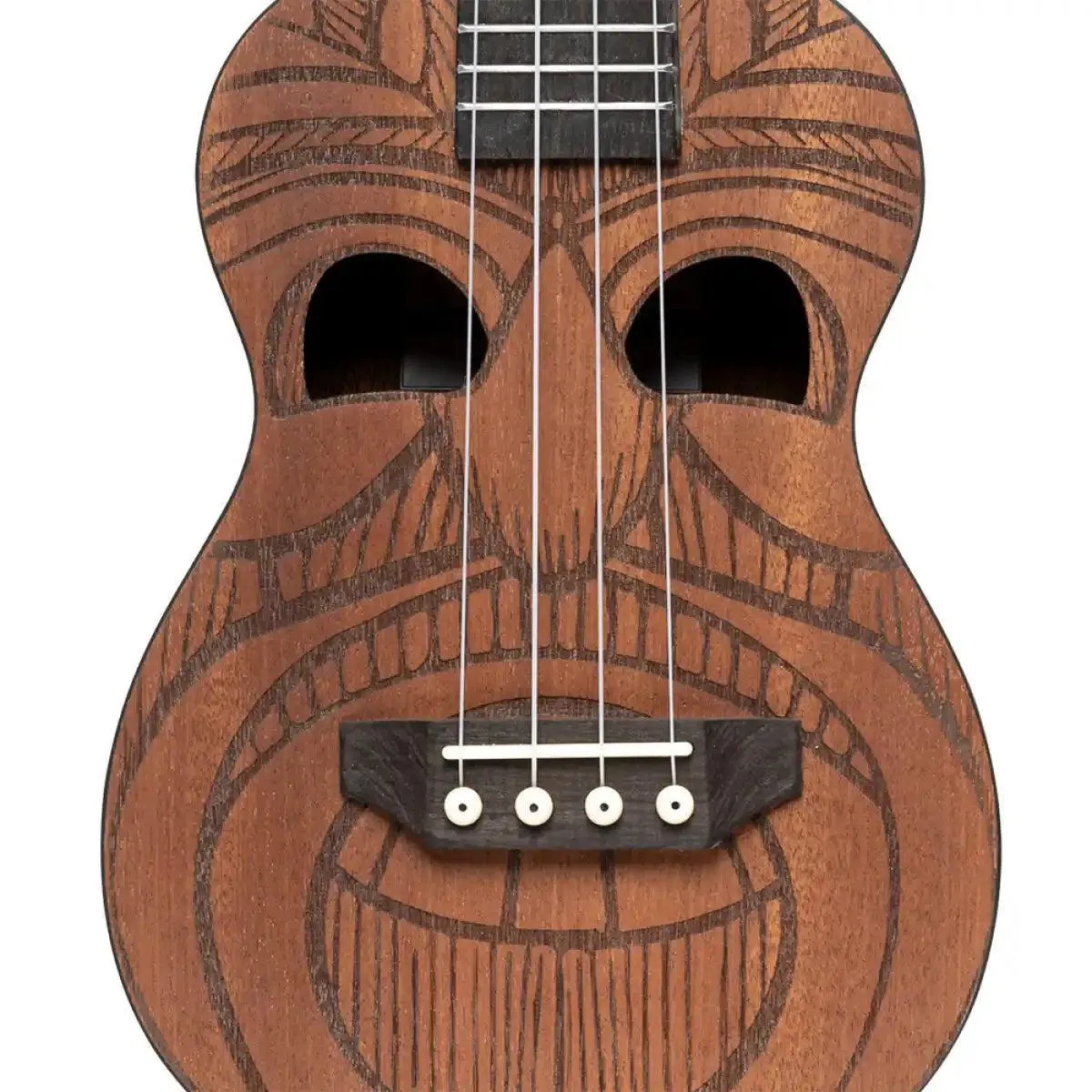 Stagg UC-TIKI-MAIO Sapele Tiki Series Concert Ukulele - Image 4