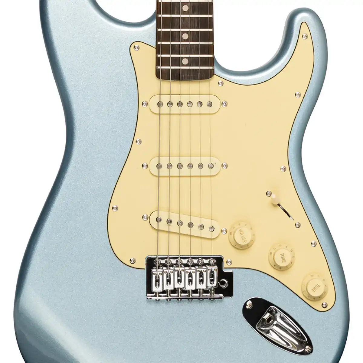 Stagg SES-30 Standard "S" Electric Guitar - Ice Blue Metallic - Image 5
