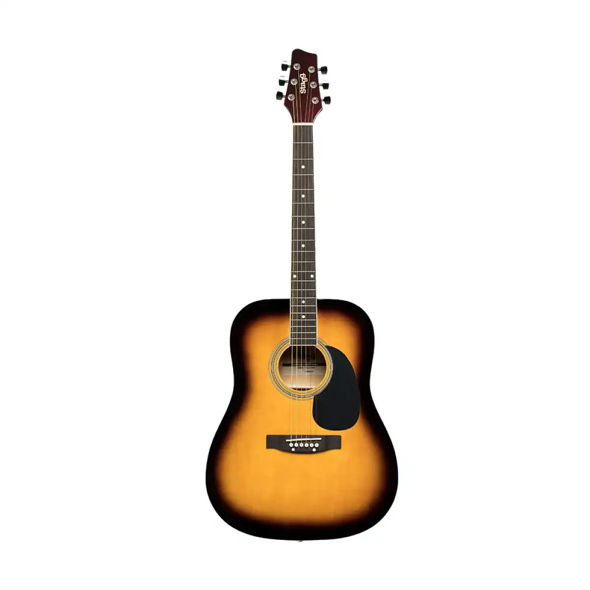 Stagg SA20D Dreadnought Acoustic Guitar - Sunburst - Image 3