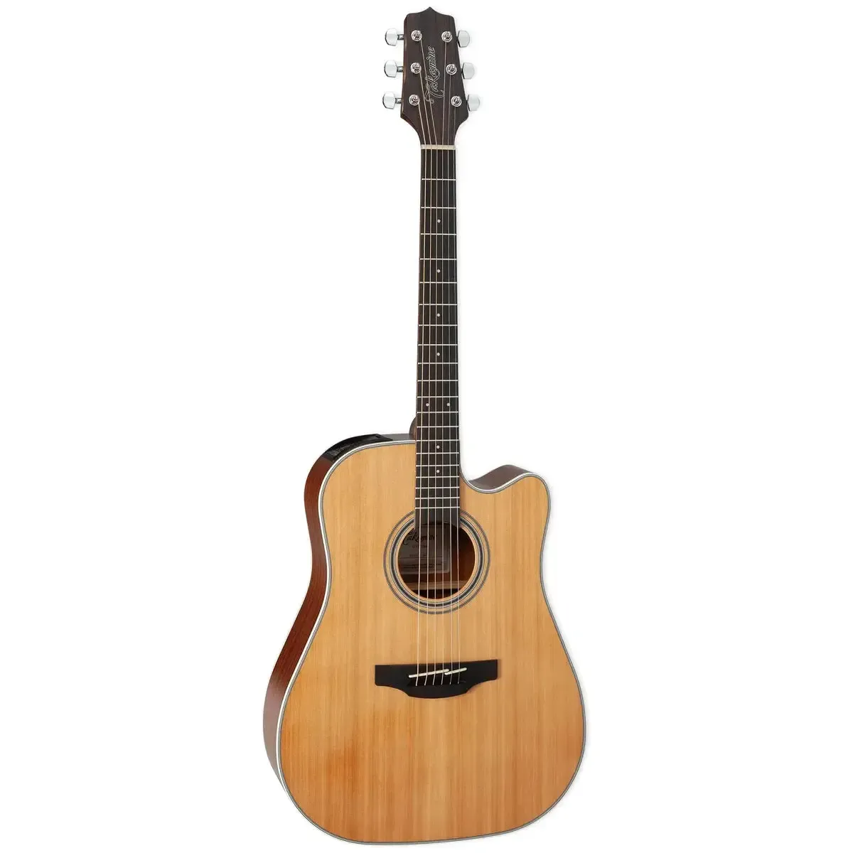 Takamine GD20CE NS Dreadnought Cutaway Acoustic-Electric Guitar - Natural Satin - Image 3