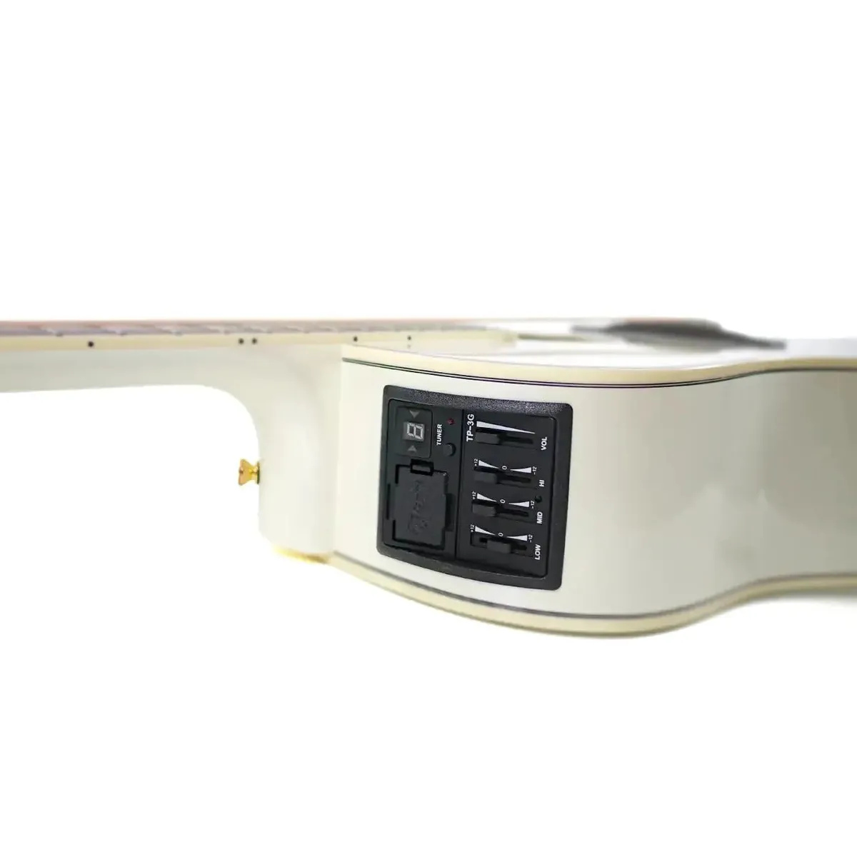 Takamine GD37CE-PW Pearl White Acoustic-Electric Dreadnought Guitar — Complete Bundle with $396 in Lessons and Accessories Included Free - Image 4