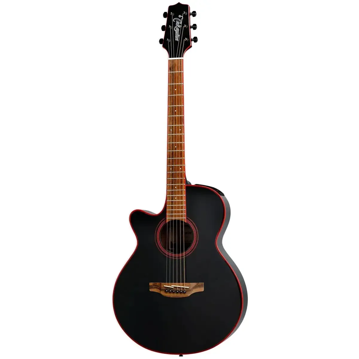 Takamine GF49CE-LH CB Black Acoustic-Electric Guitar - Left-Handed - Image 3