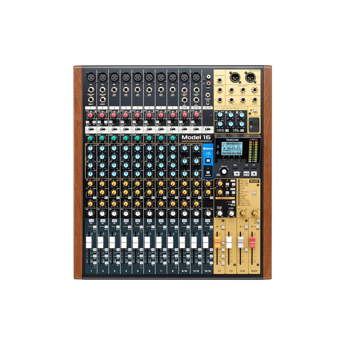 TASCAM Model 16 All-in-One Mixing Studio: Mixer/Interface/Recorder