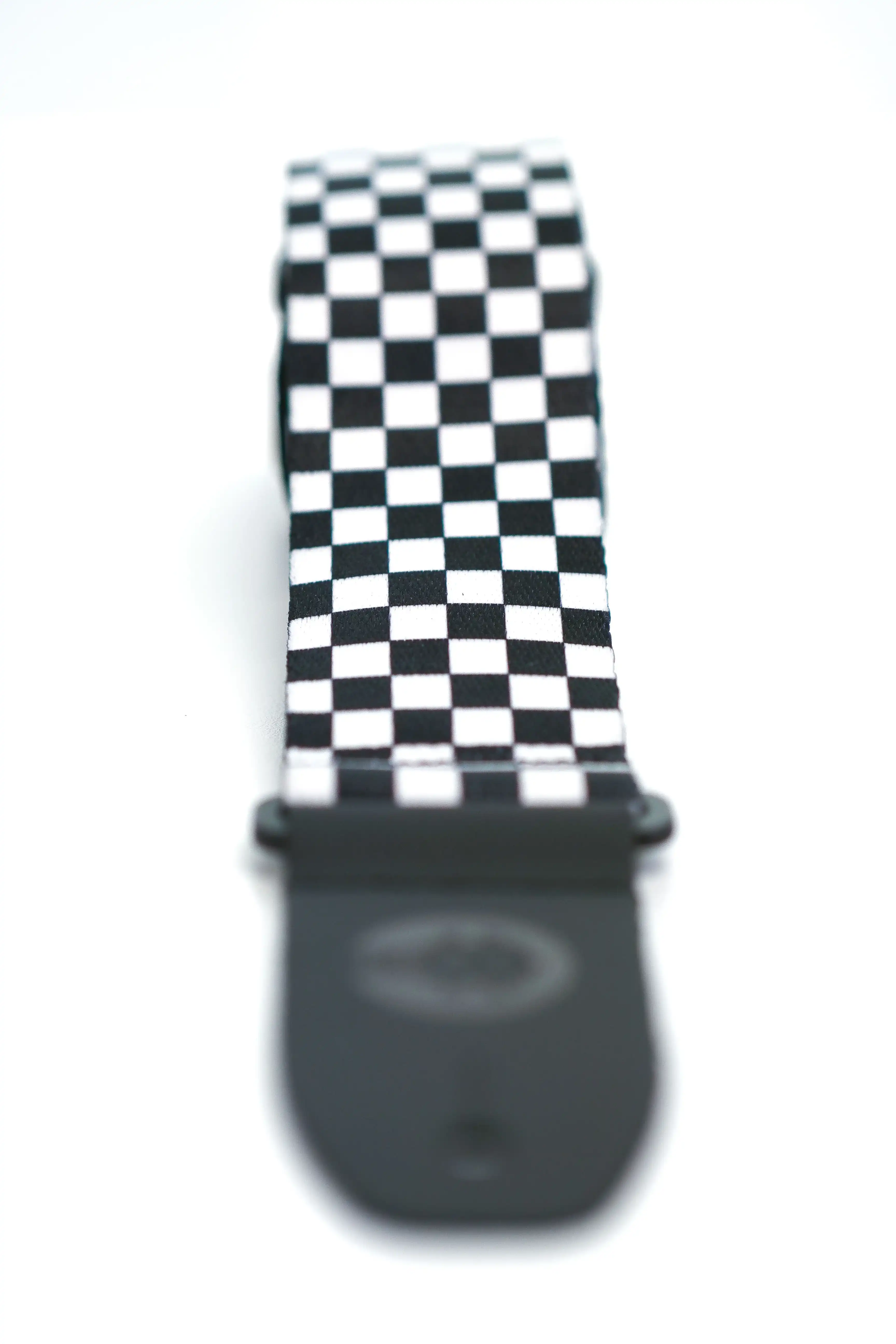 Terry Carter Music Store 2 Inch Sublimation Guitar and Ukulele Strap - CHECKERBOARD - Image 3