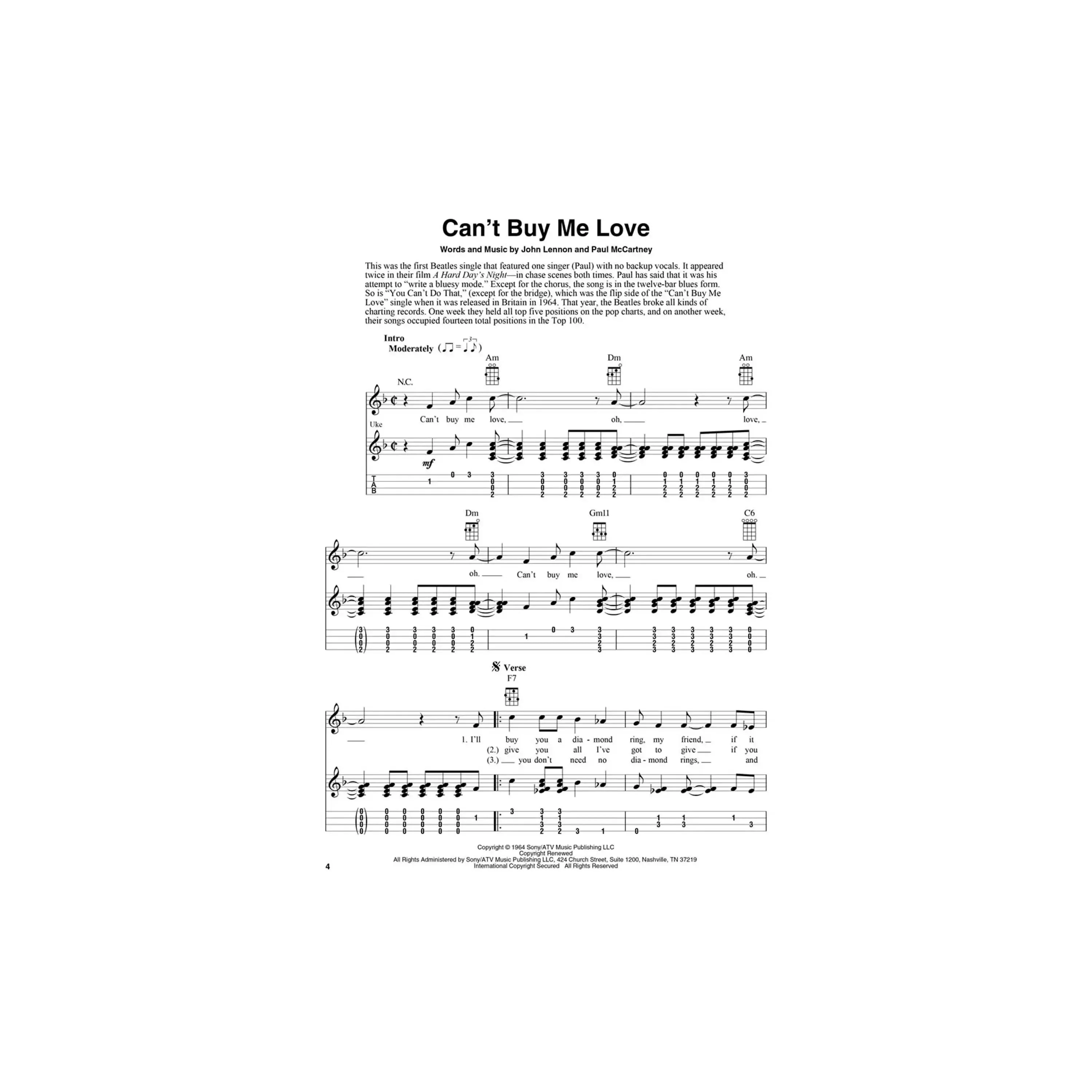 The Beatles for Fingerstyle Ukulele - Image 2