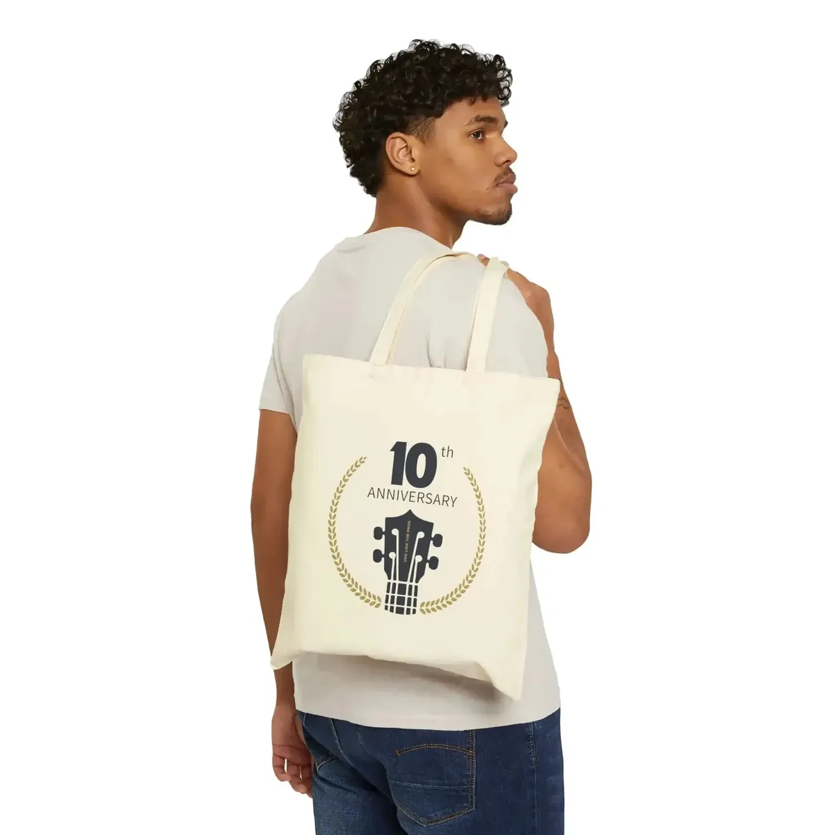 Uke Like The Pros 10th Anniversary Canvas Tote Bag - Image 2