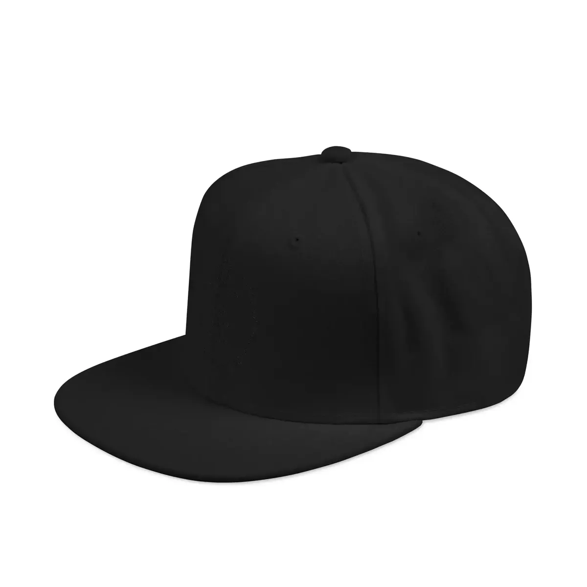 Uke Like The Pros 10th Anniversary Embroidered Snapback Hat - Black Logo - Image 3